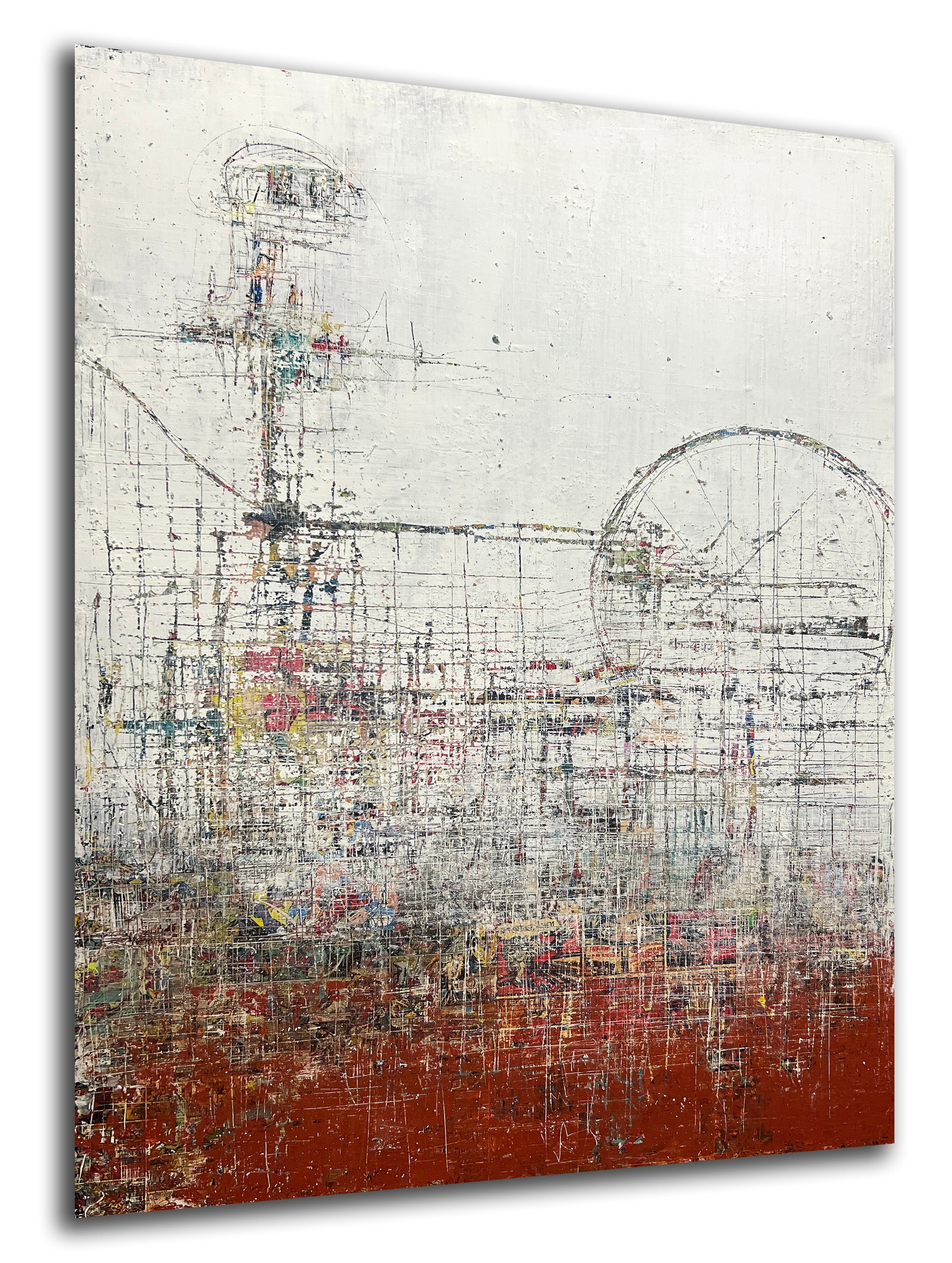 Robert Tillberg A Day At The Theme Park | 36"x48"
