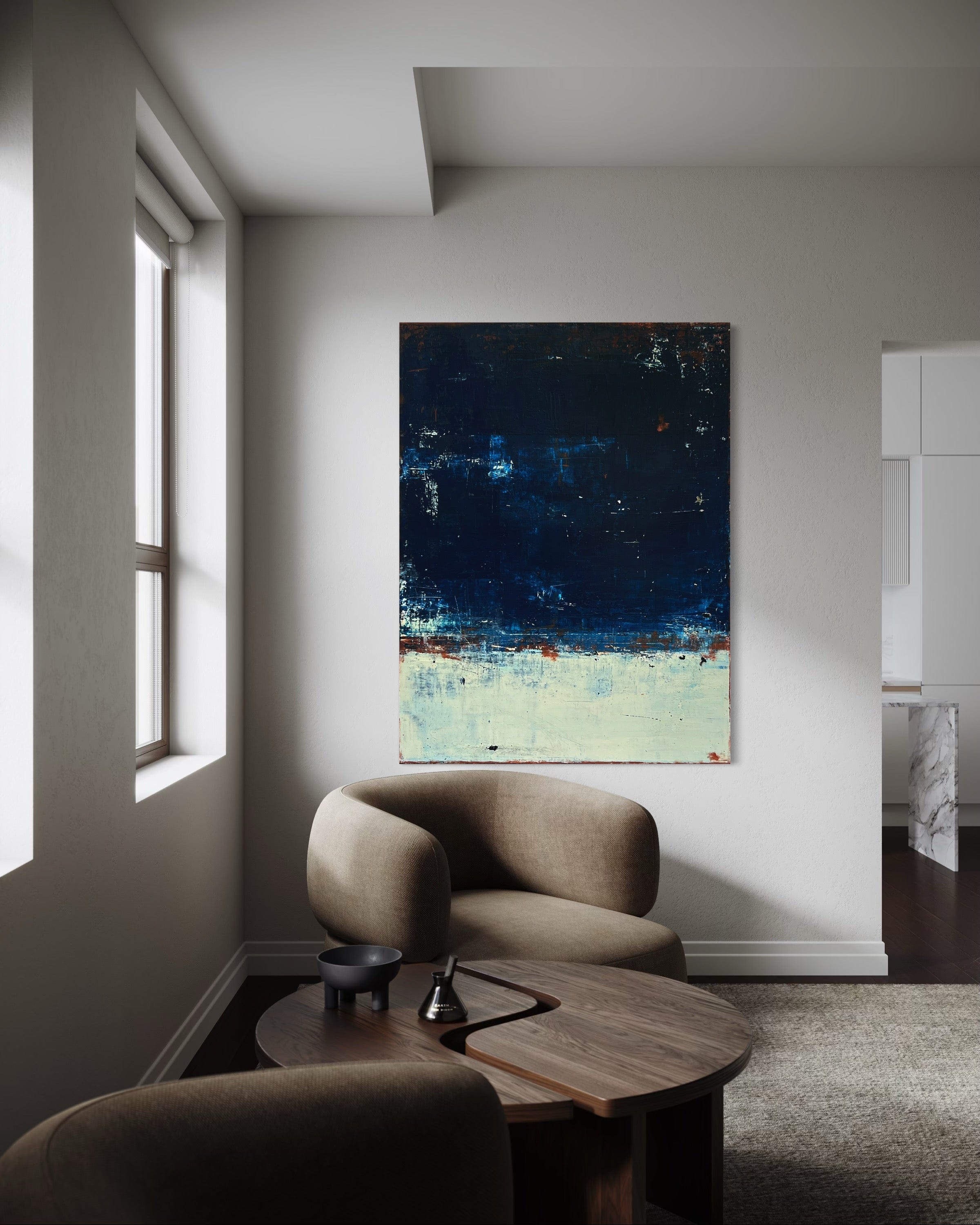 Robert Tillberg Broke & Blue | 36"x48"