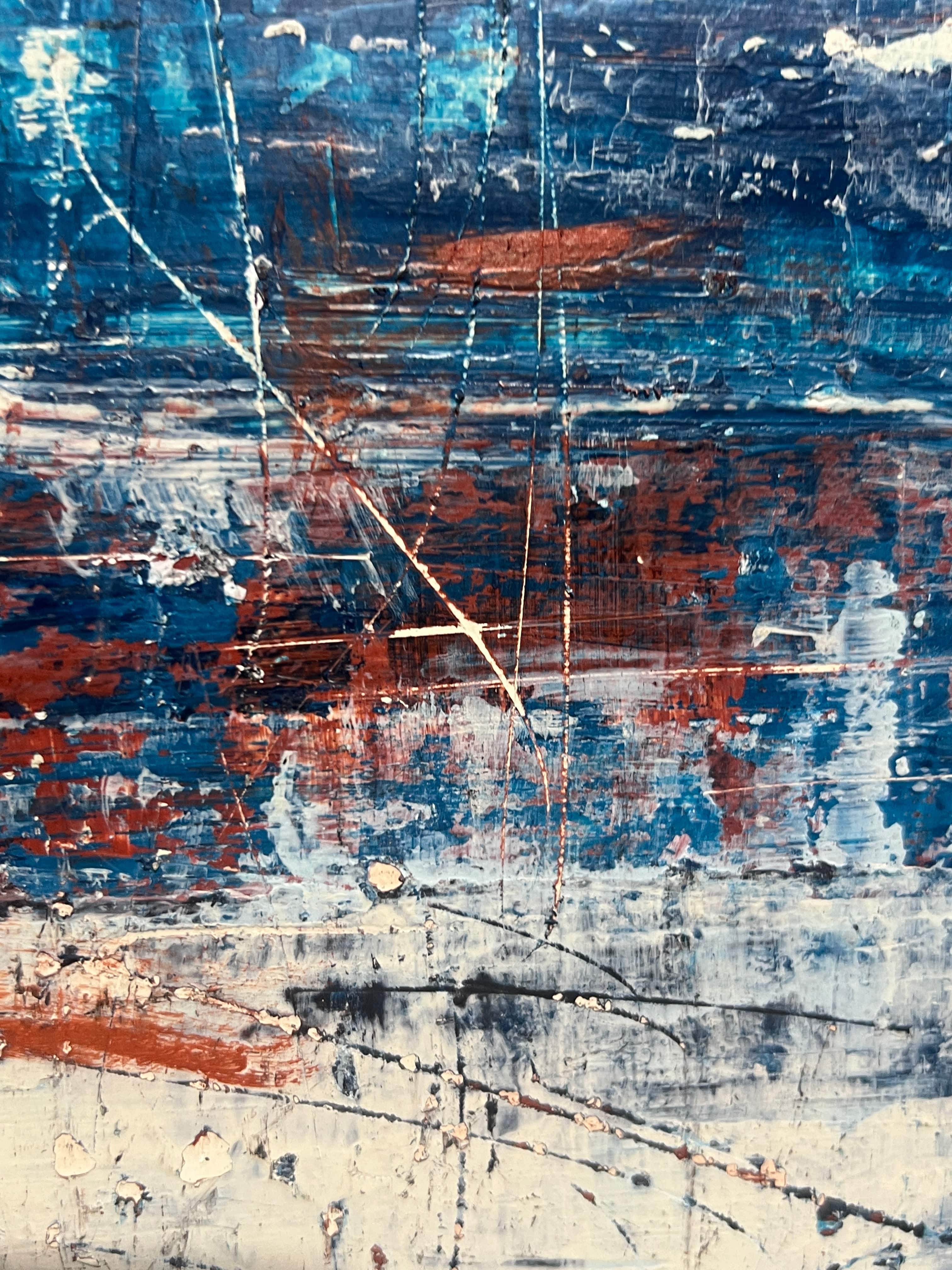 Robert Tillberg Broke & Blue | 36"x48"