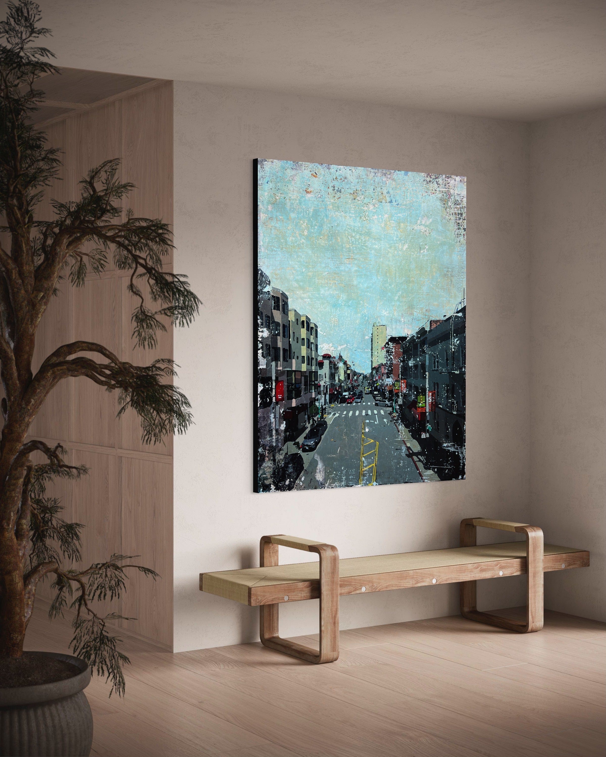 Robert Tillberg Chinatown San Fran | 48"x60"