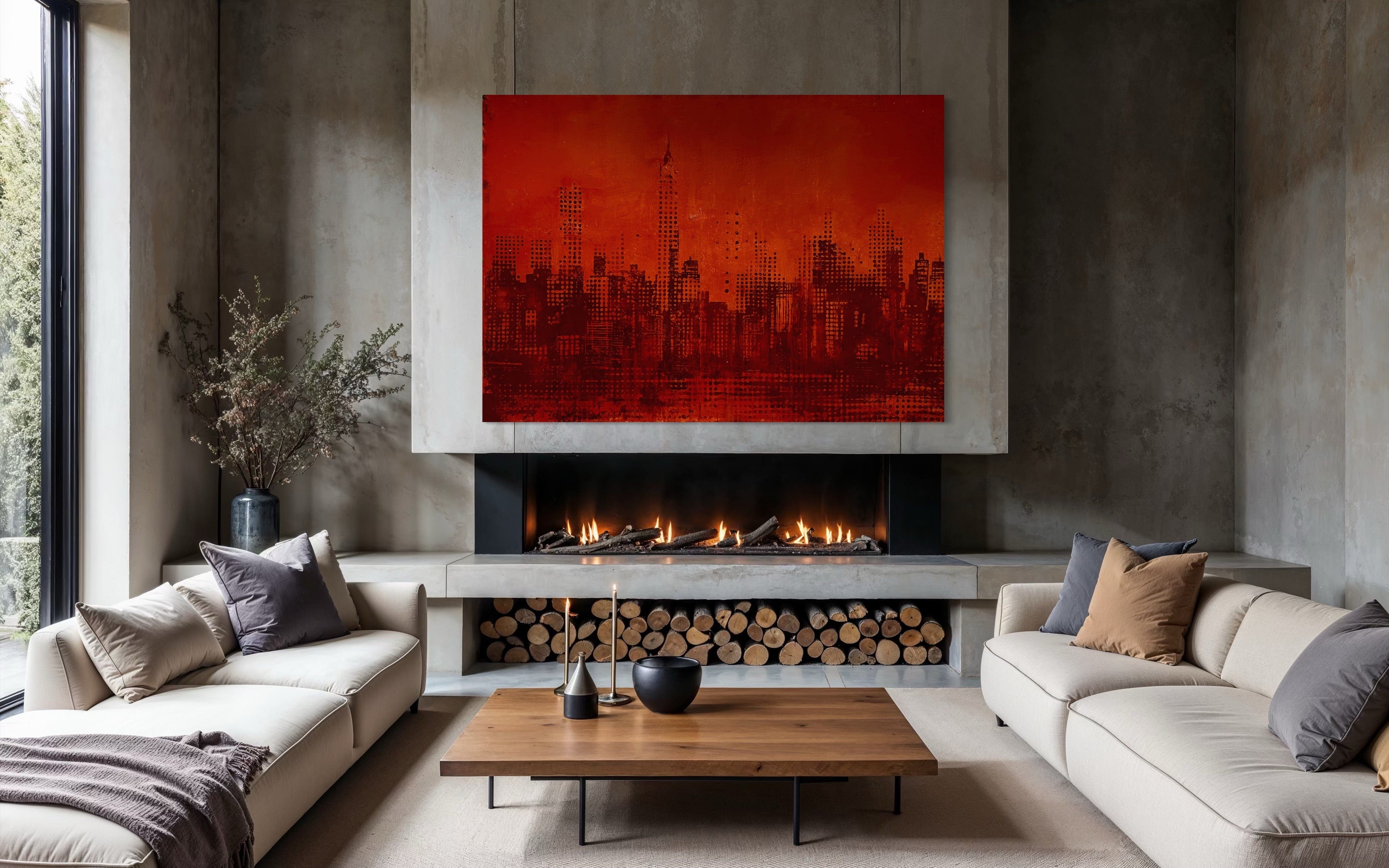 Robert Tillberg Collectibles Urban Inferno | 51"x72"