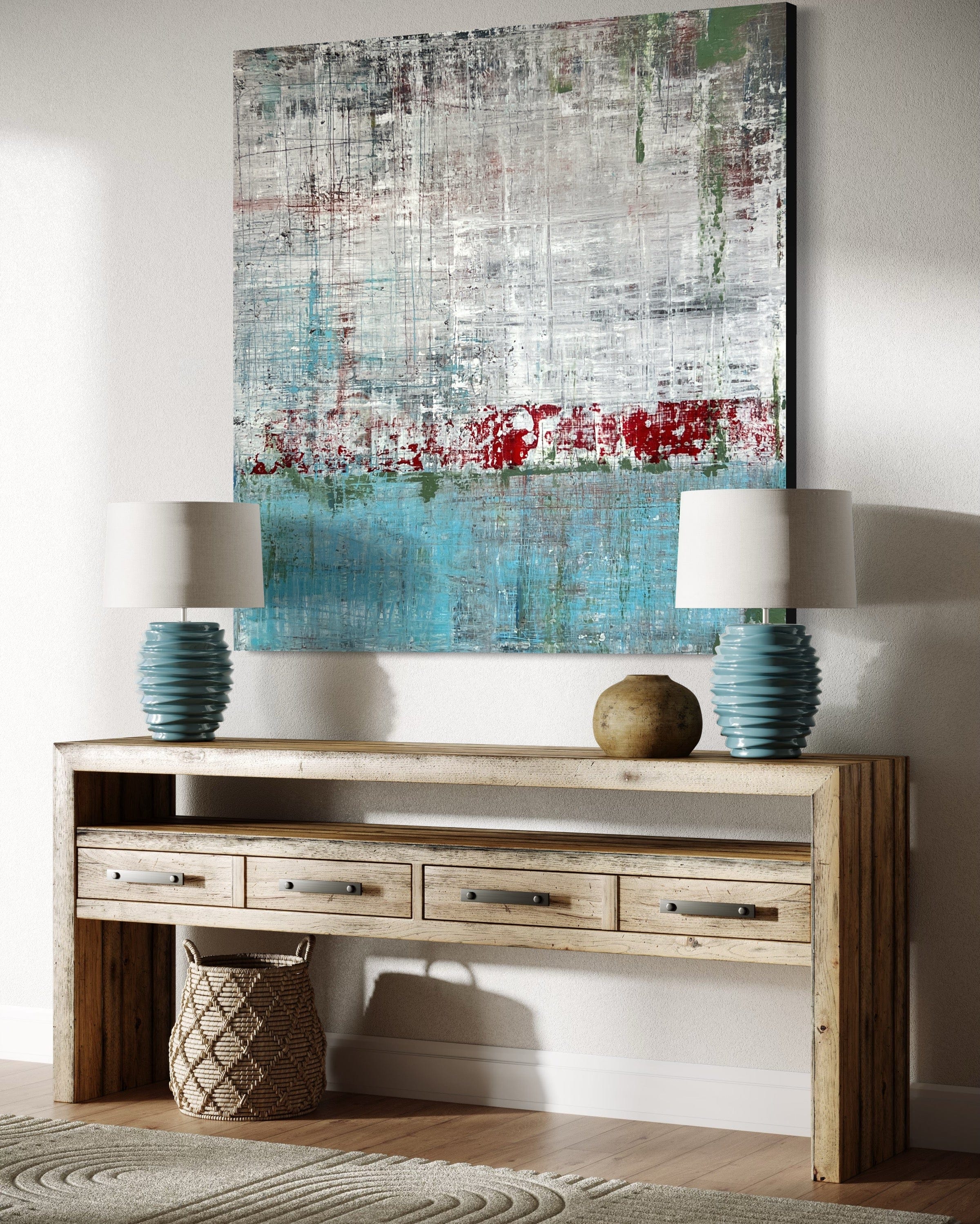 Robert Tillberg Coming To An End | 48"x48"