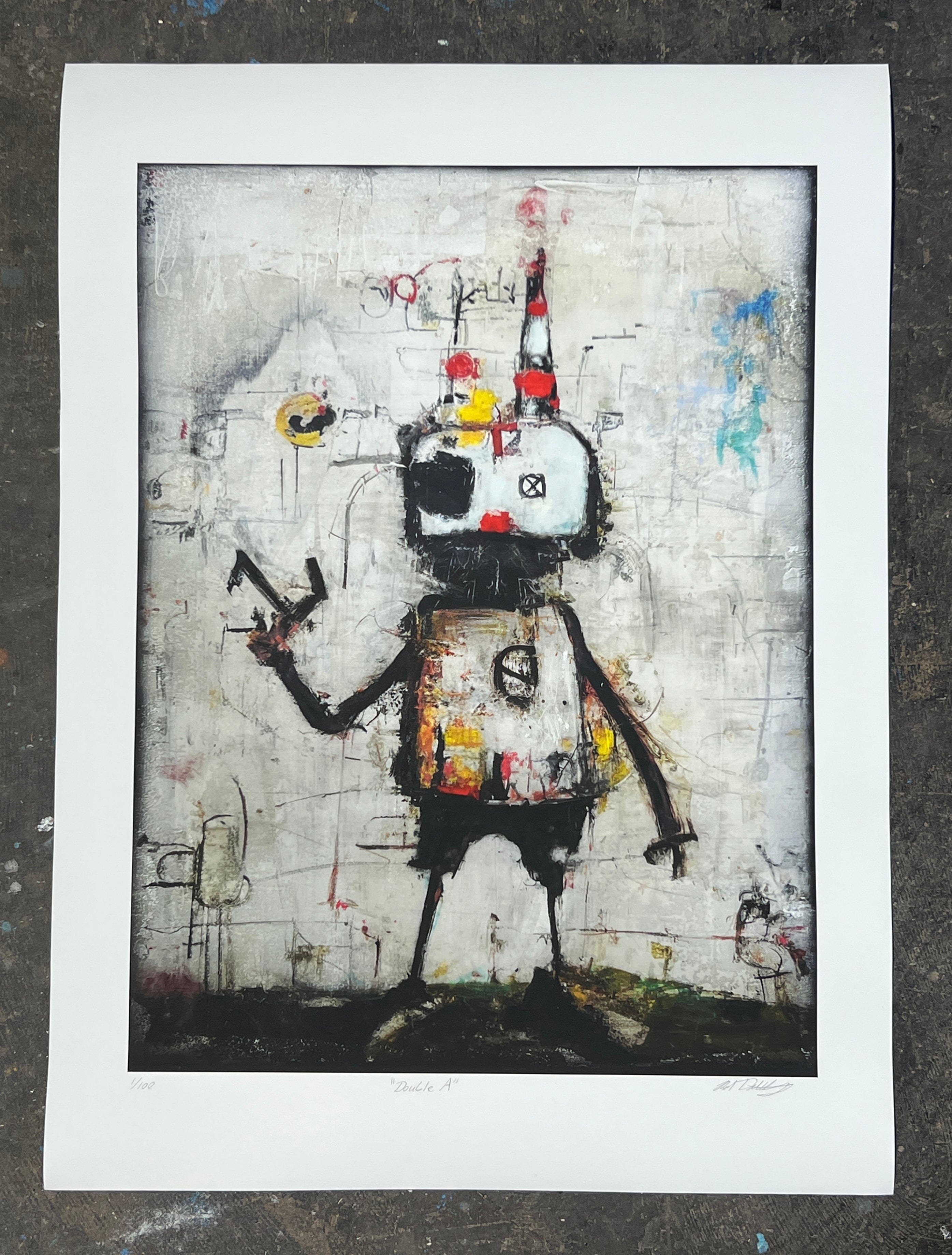 Rob Tillberg Studio & Gallery Double A - Single Print