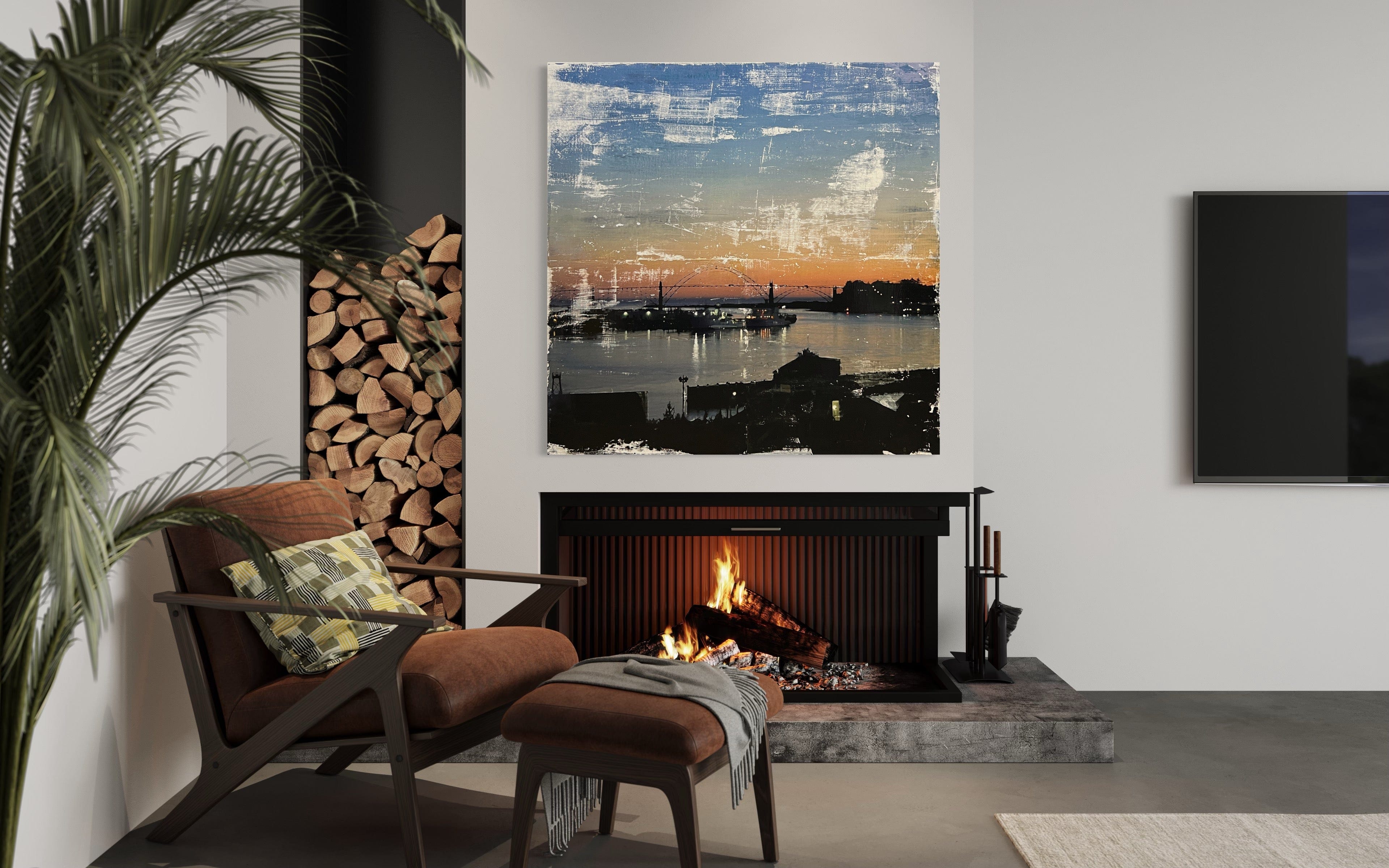 Robert Tillberg Newport Nights | 48"x48"