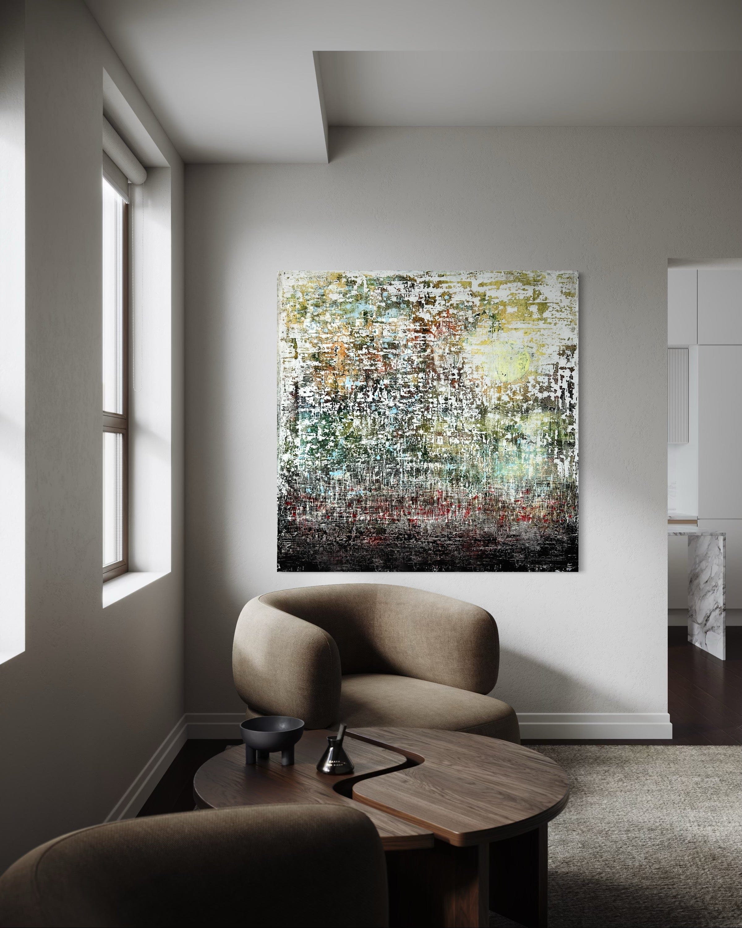 Robert Tillberg Original Art Autumn Roses | 48"x48"