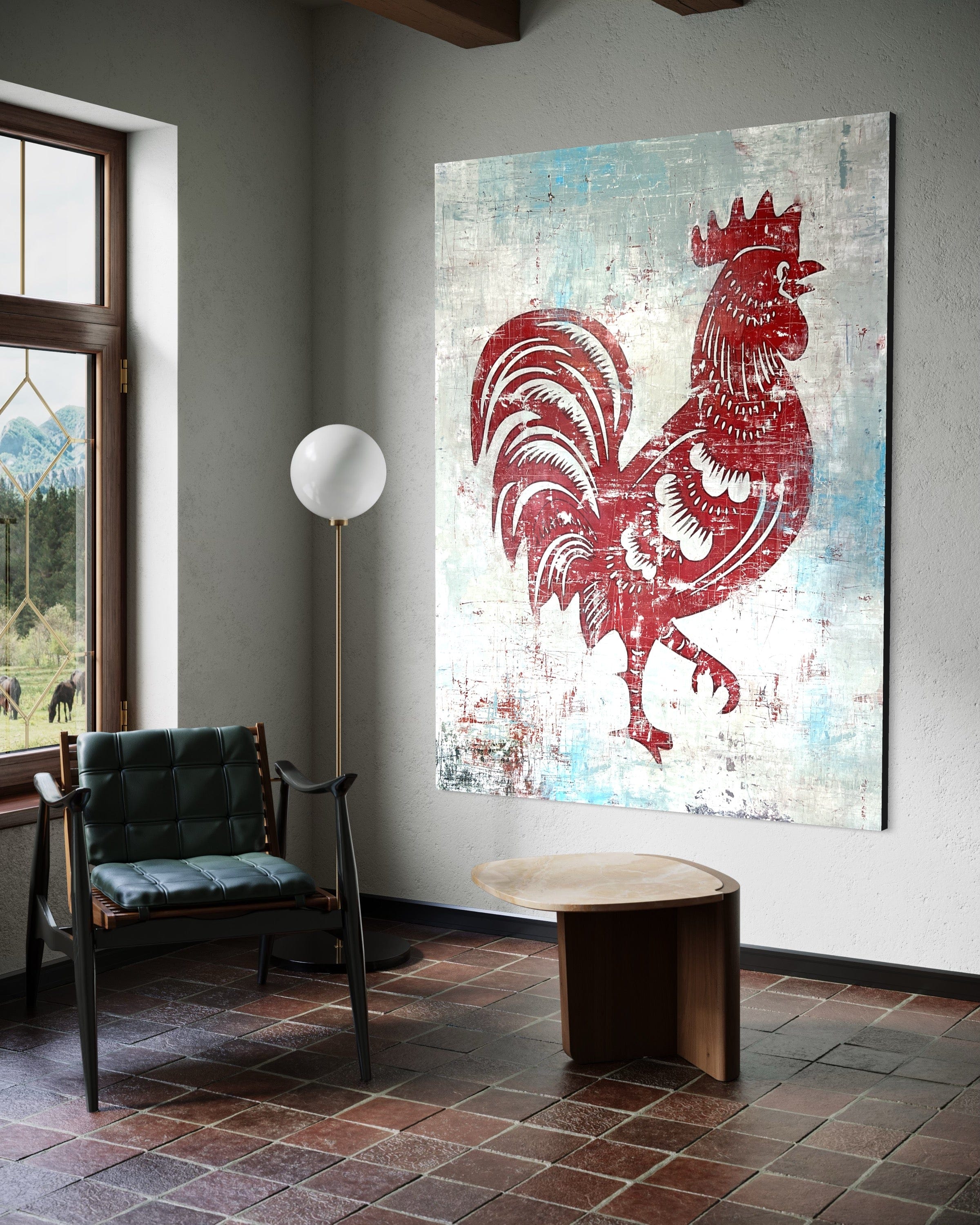 Robert Tillberg Original Art Cock-A-Doodle-Doo | 60"x82"