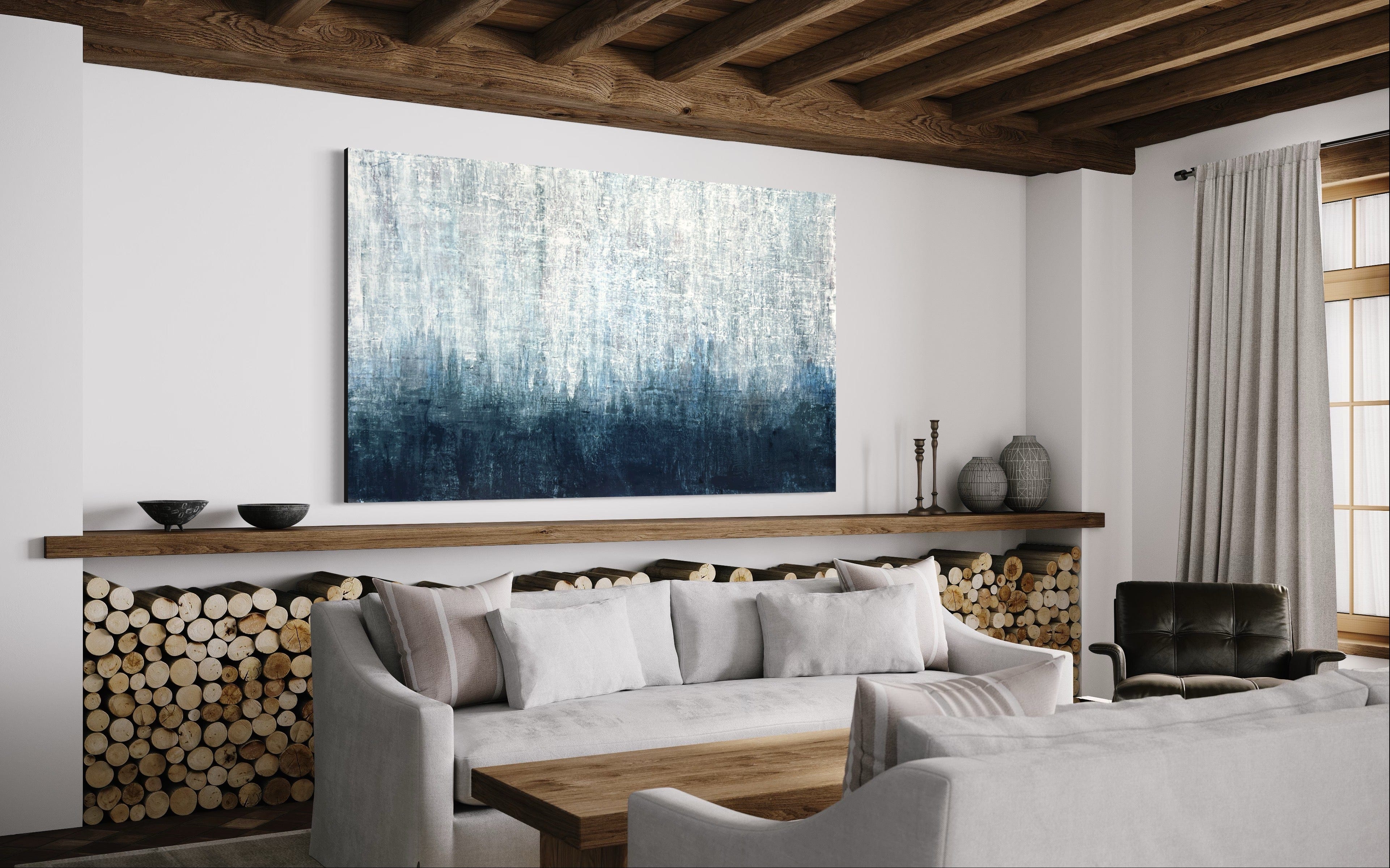 Robert Tillberg Original Art Cool Waves | 80"x48"