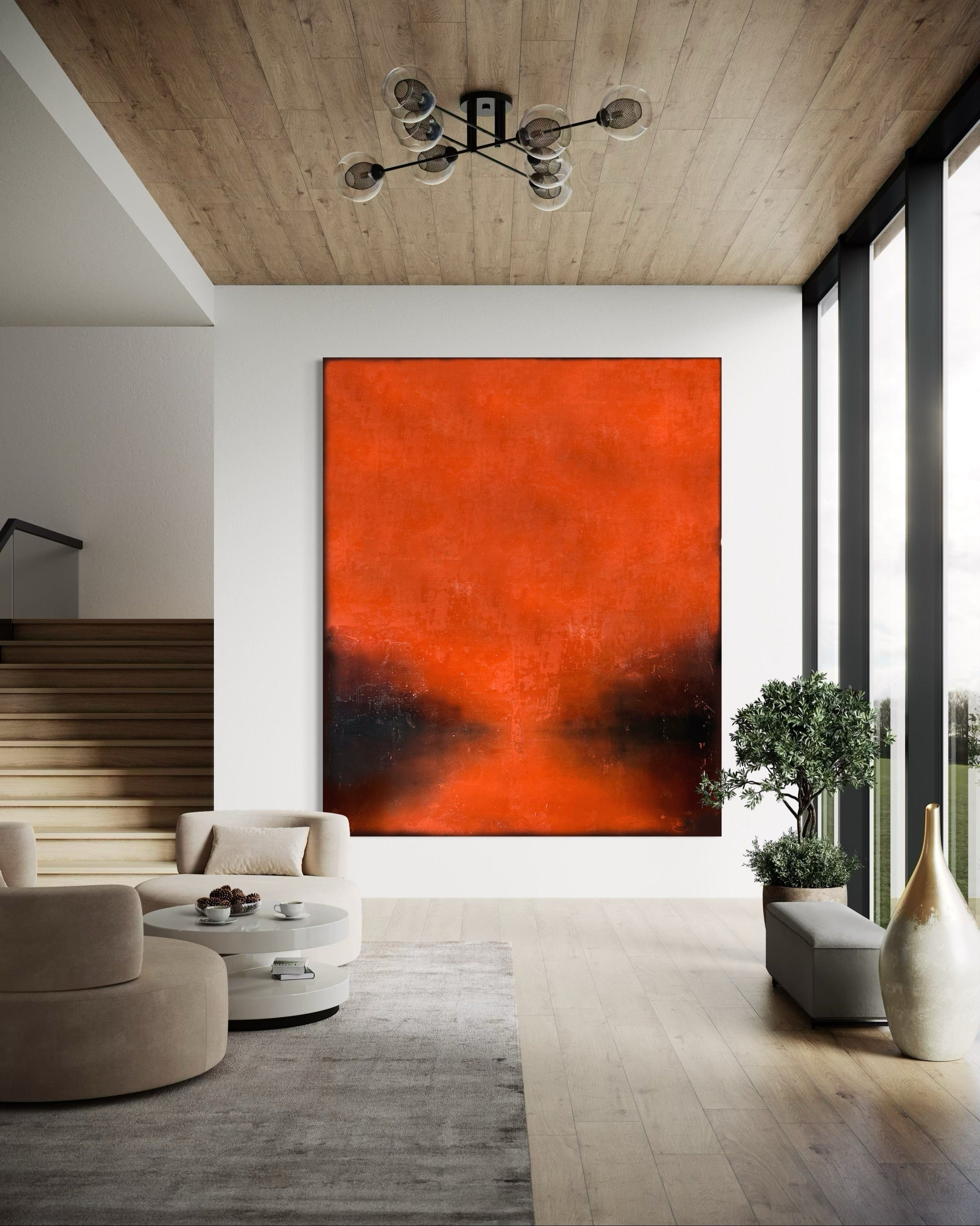Robert Tillberg Original Art Down The Red Path | 78"x96"