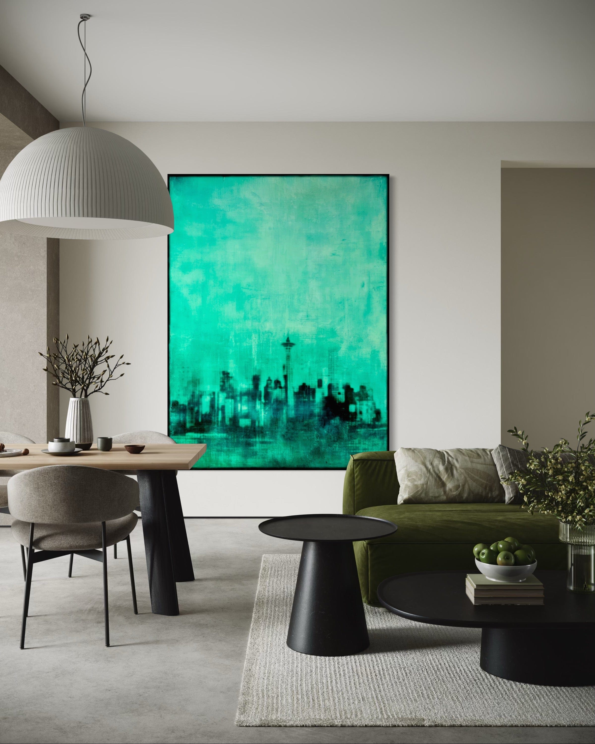 Robert Tillberg Original Art Emerald City | 60"x80"