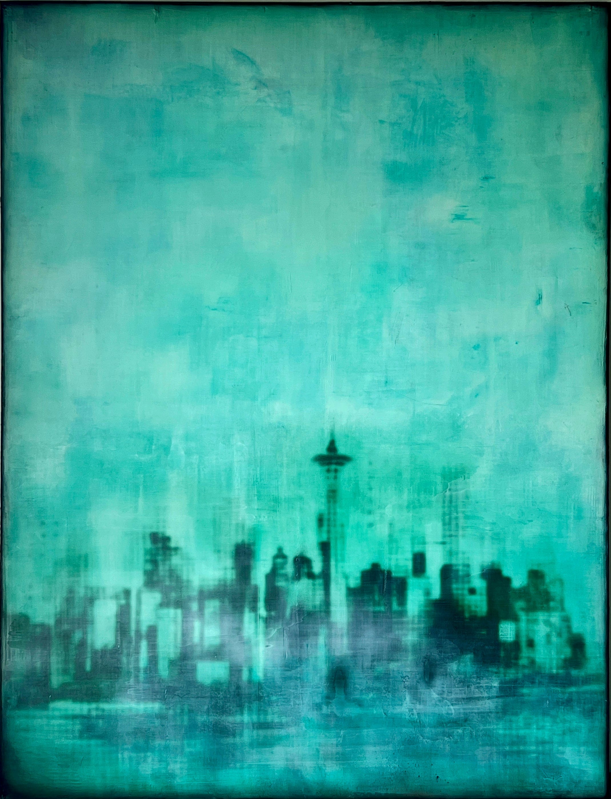 Robert Tillberg Original Art Emerald City | 60"x80"