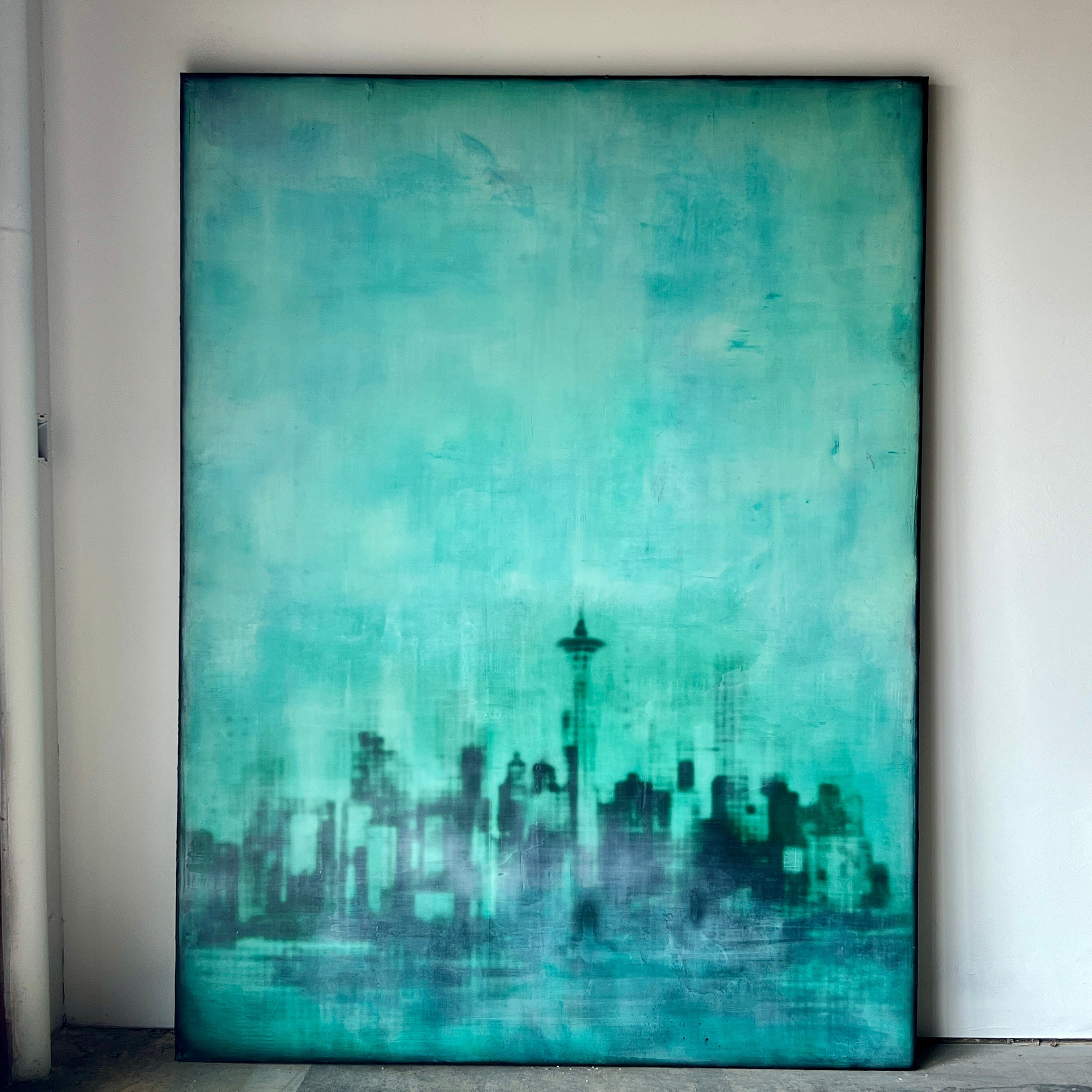 Robert Tillberg Original Art Emerald City | 60"x80"