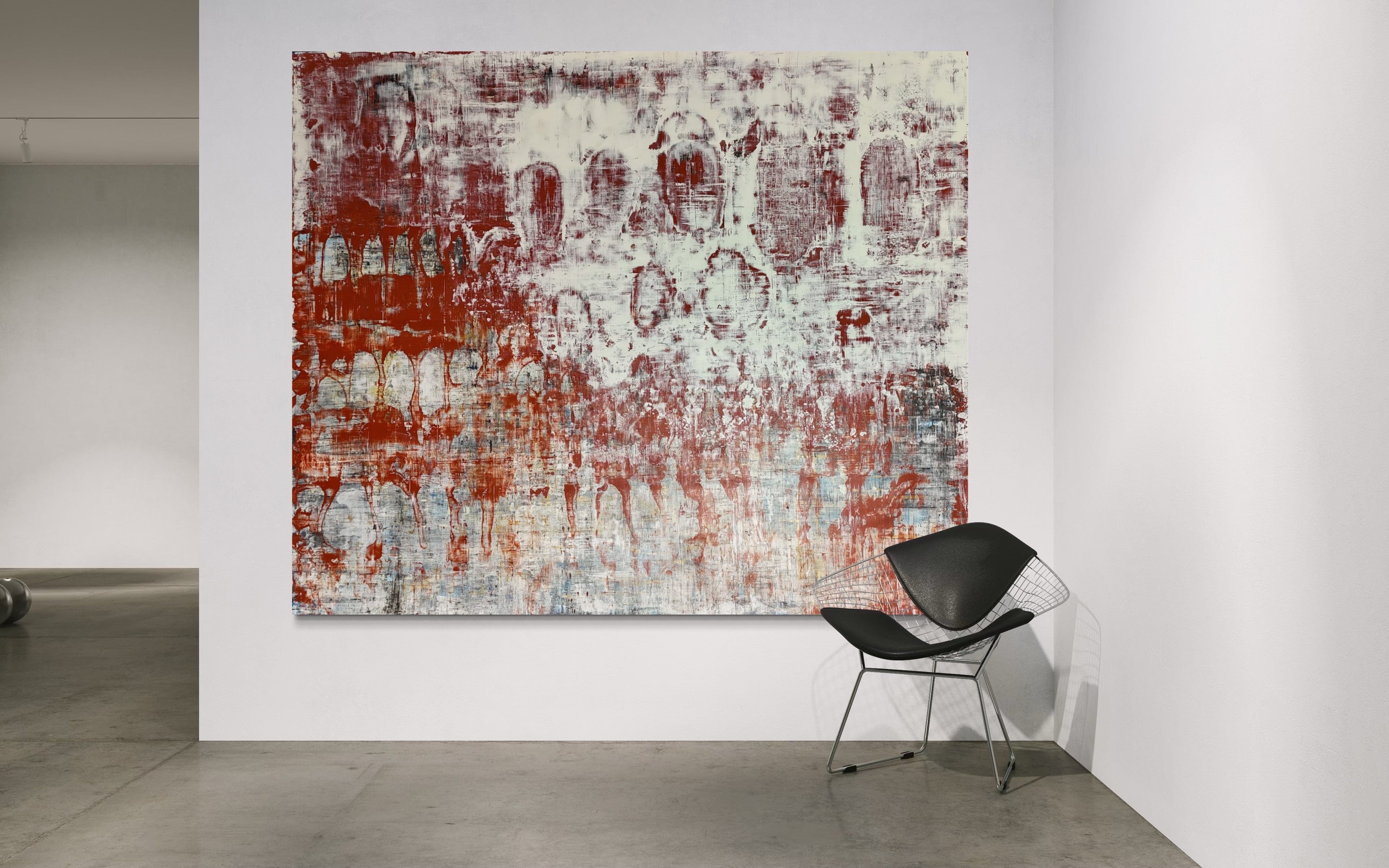 Robert Tillberg Original Art In A Crowd Of Unfamiliar Faces | 96"x80"