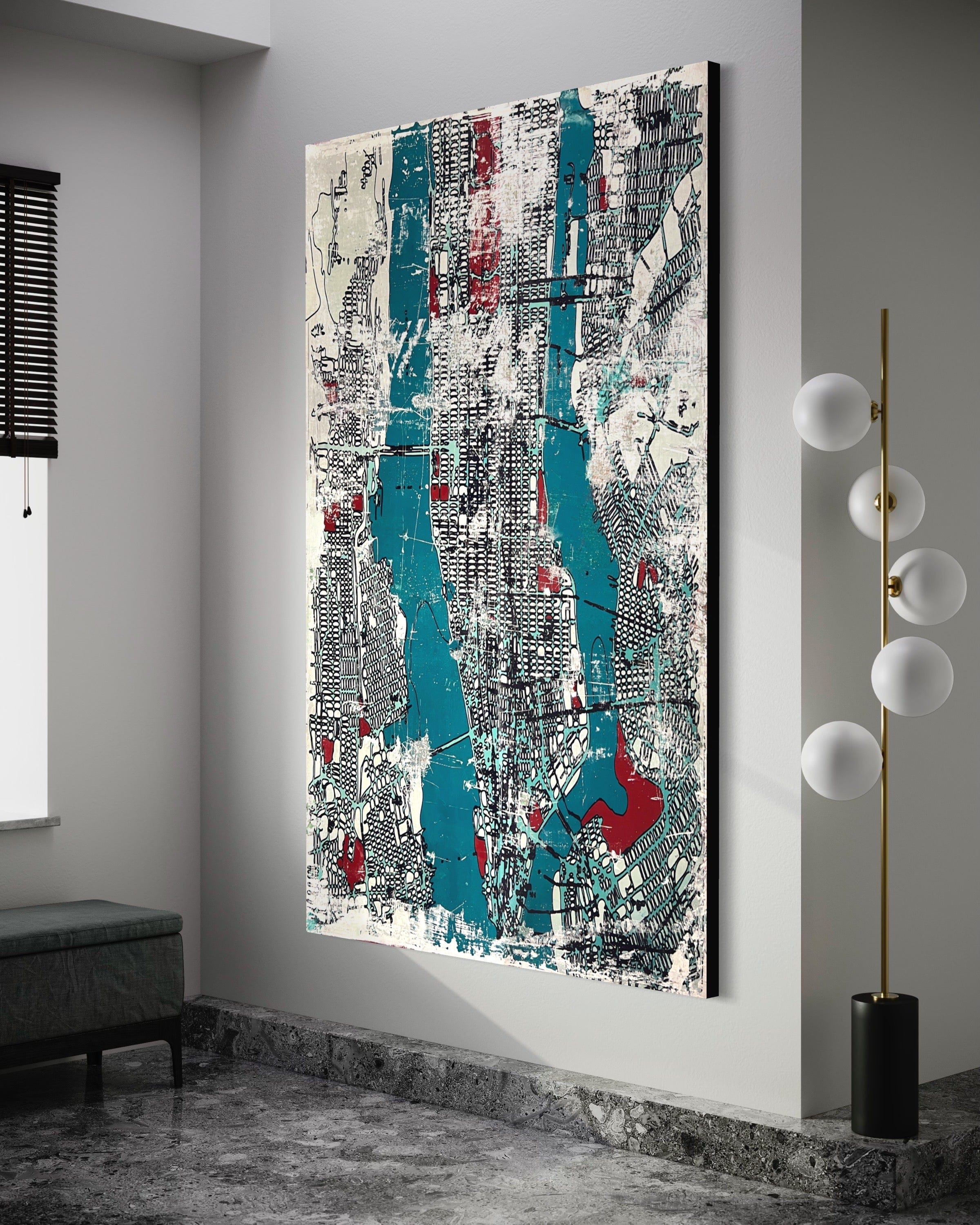 Robert Tillberg Original Art Manhattan | 80"x52"