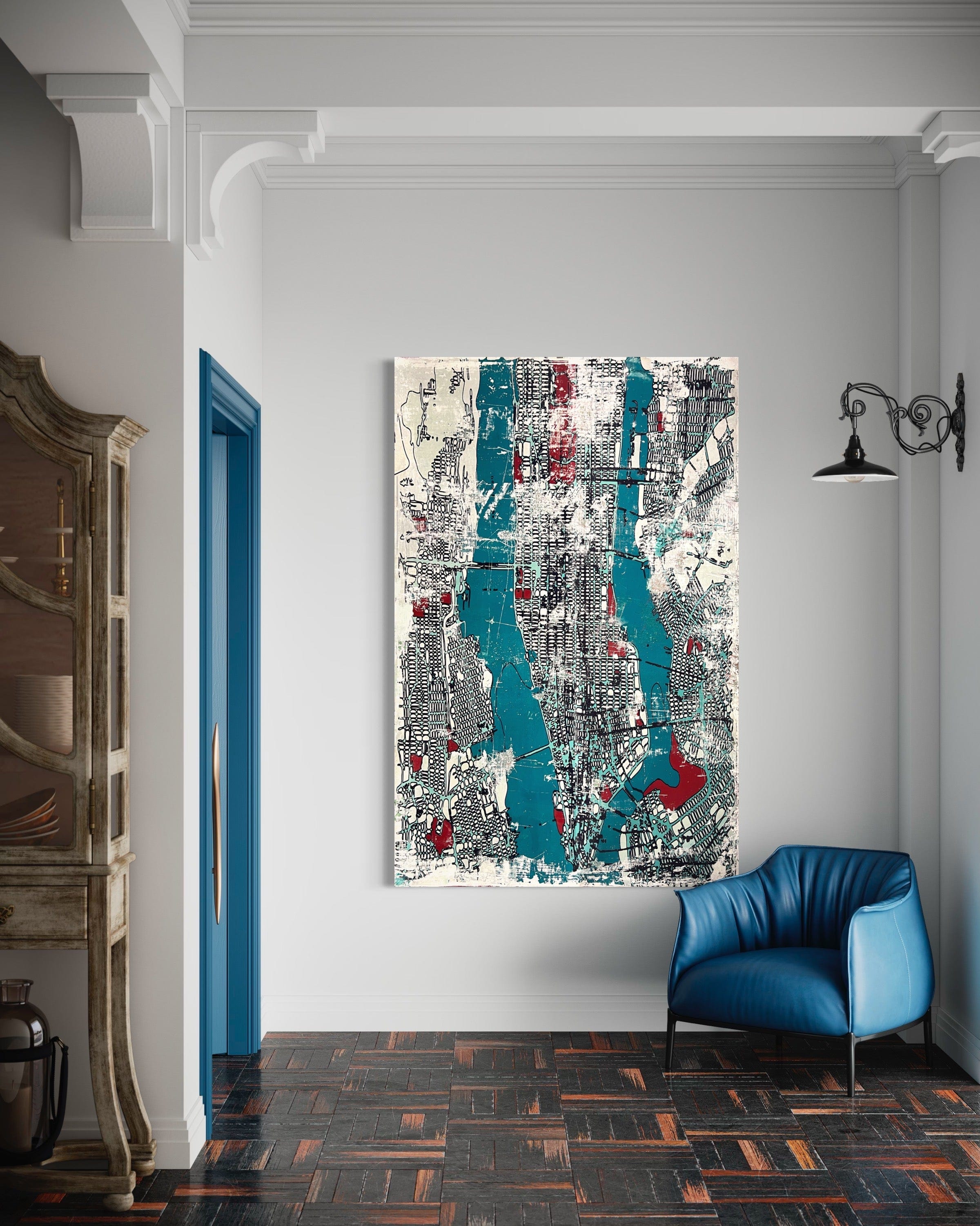 Robert Tillberg Original Art Manhattan | 80"x52"