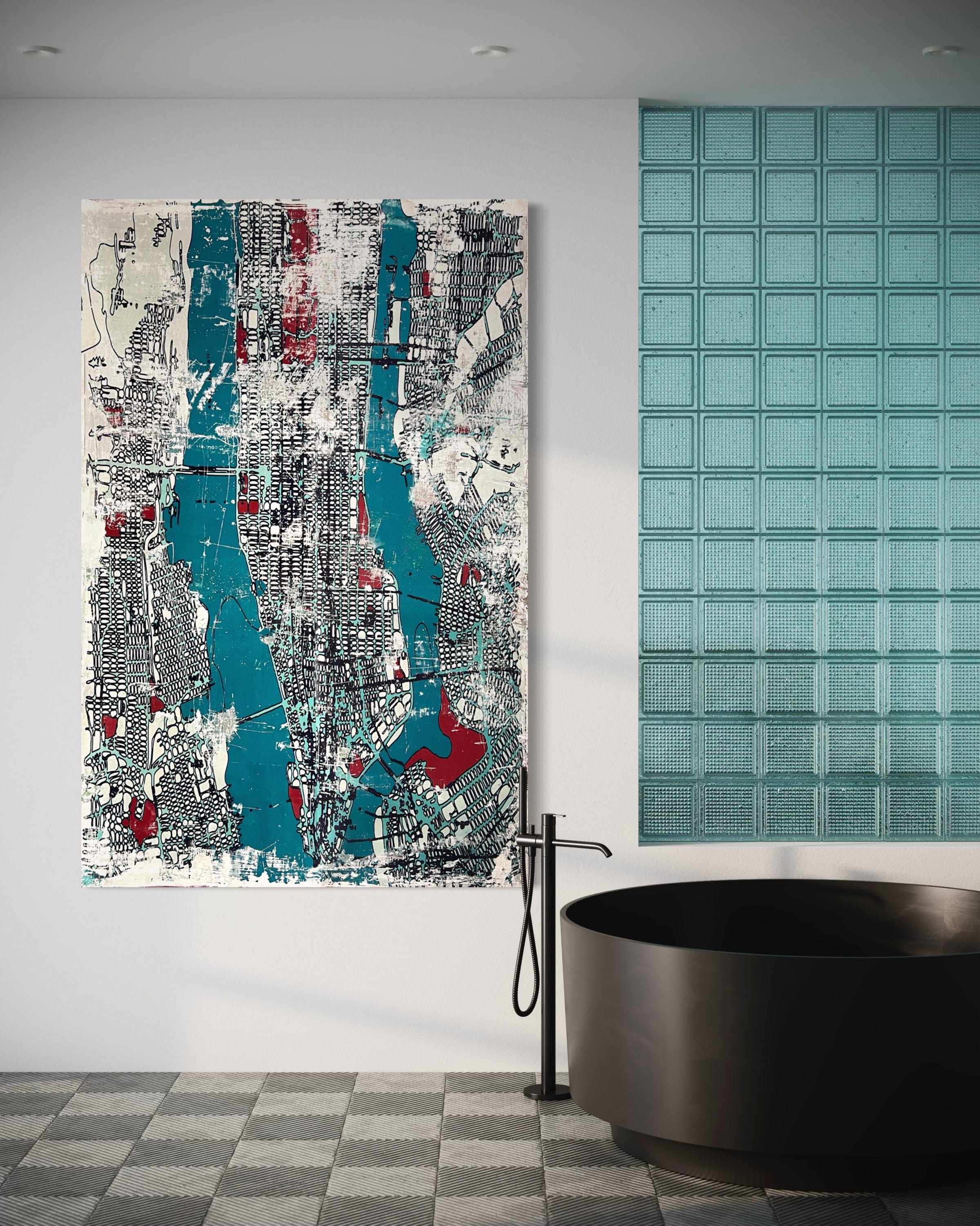 Robert Tillberg Original Art Manhattan | 80"x52"