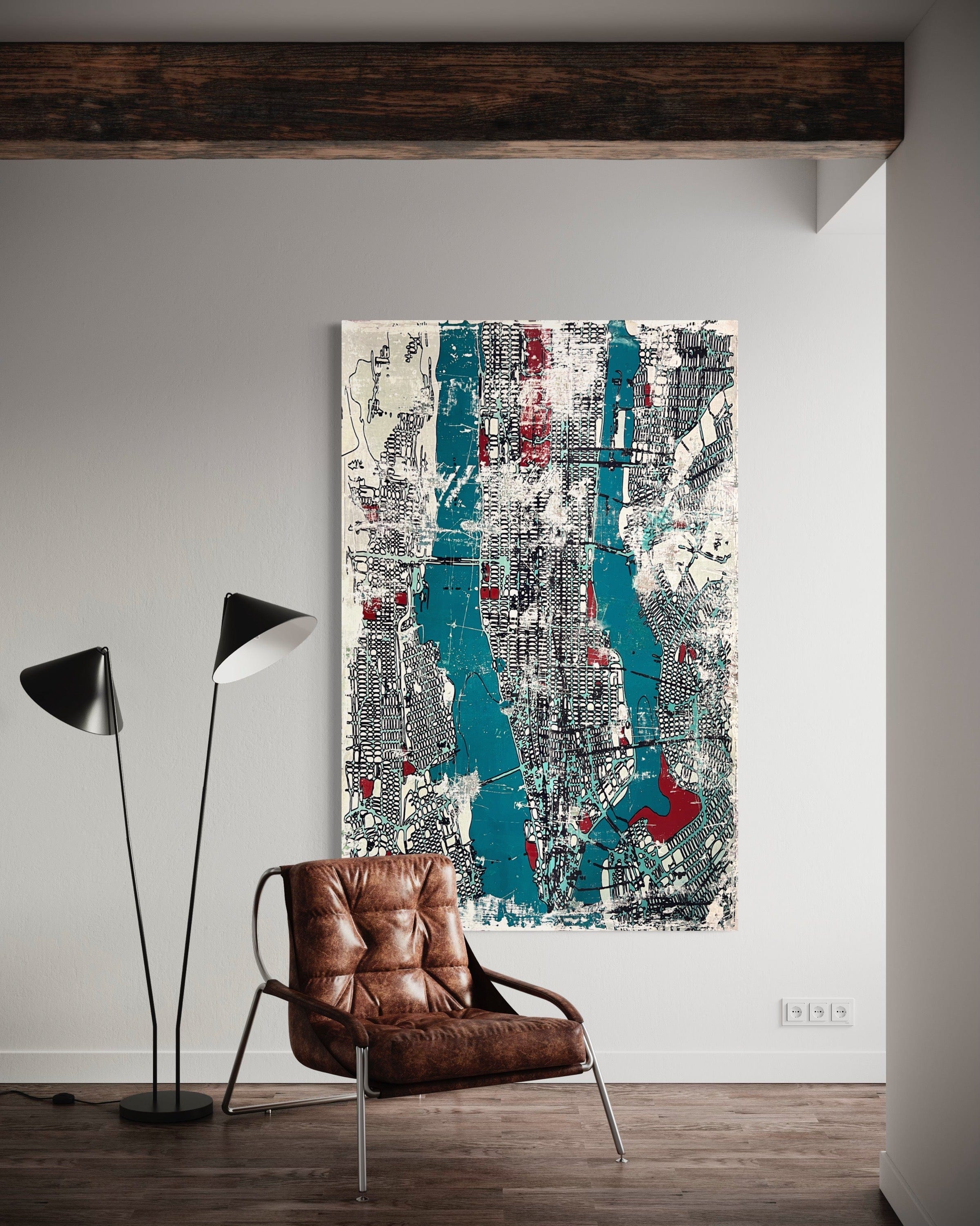 Robert Tillberg Original Art Manhattan | 80"x52"