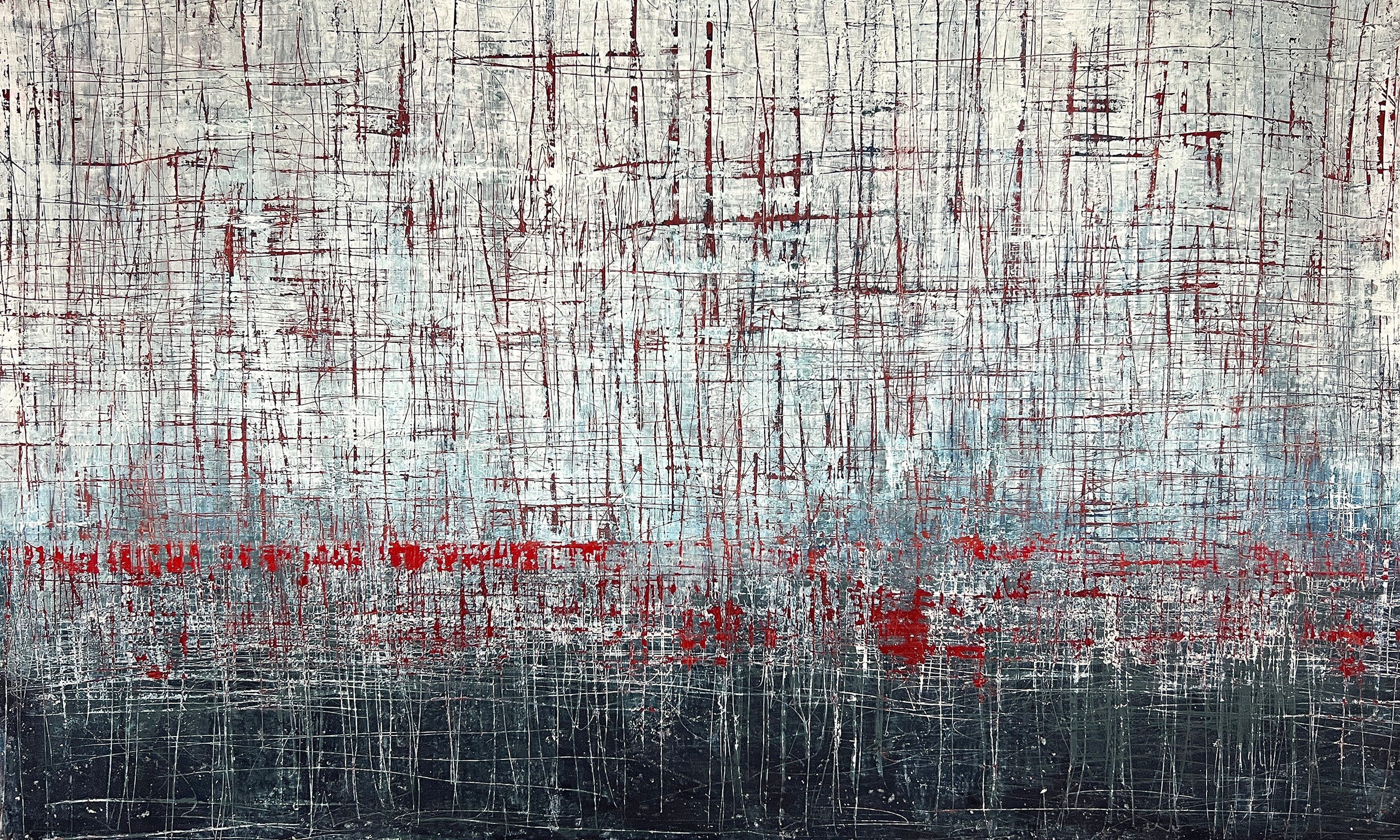 Robert Tillberg Original Art Masts On The Bay | 80"x48"