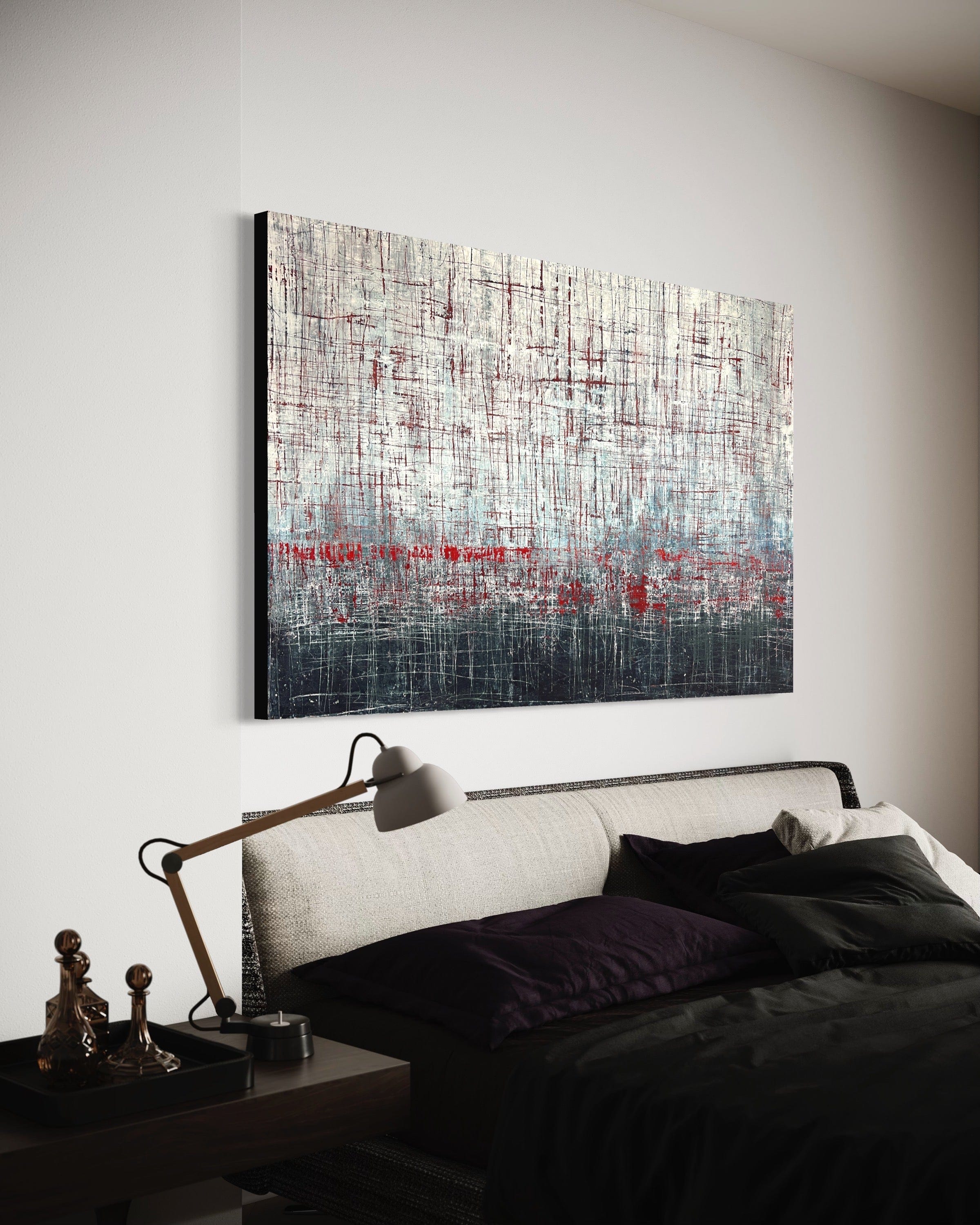 Robert Tillberg Original Art Masts On The Bay | 80"x48"