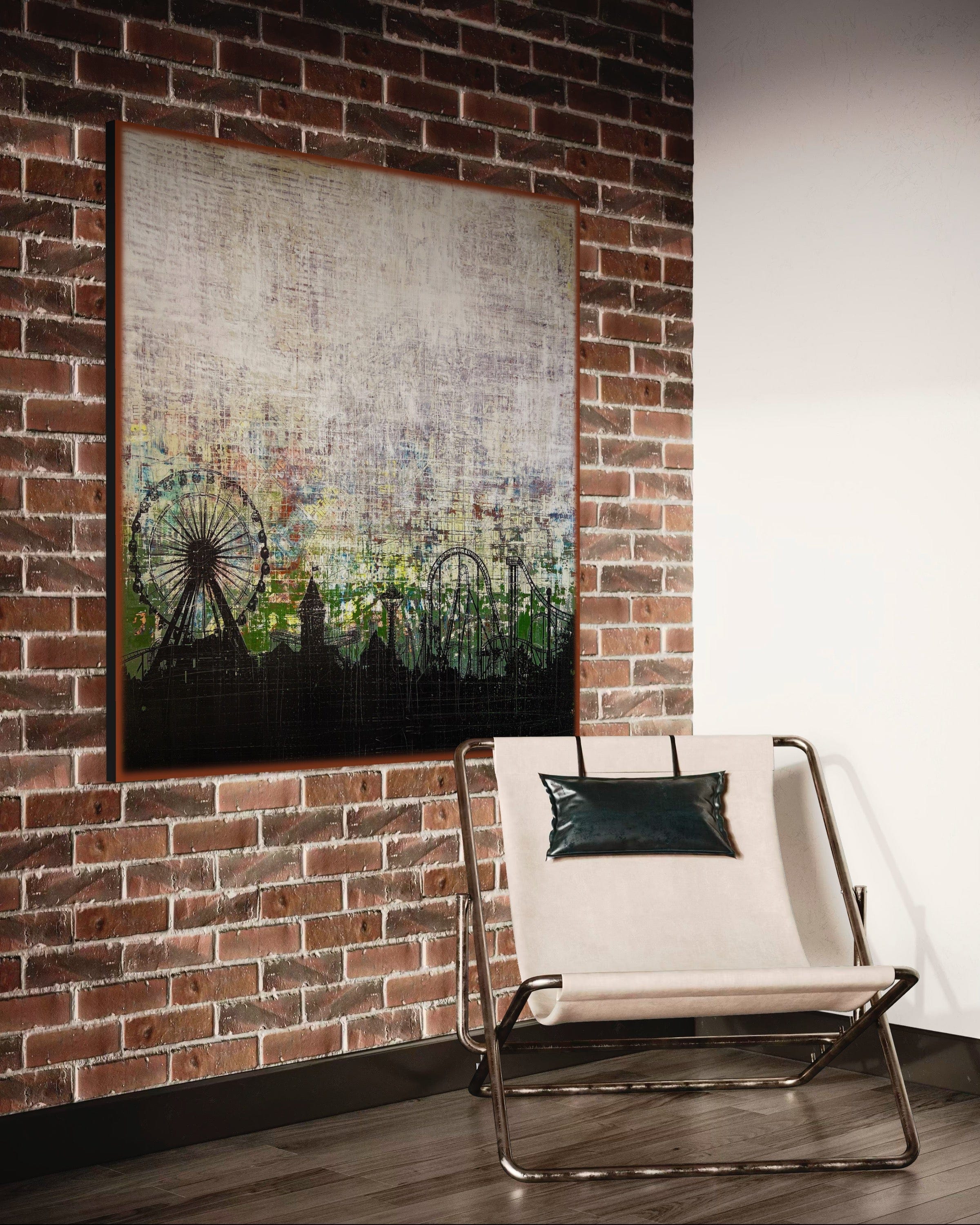 Robert Tillberg Original Art Old Fashion Amusement | 48"x48"