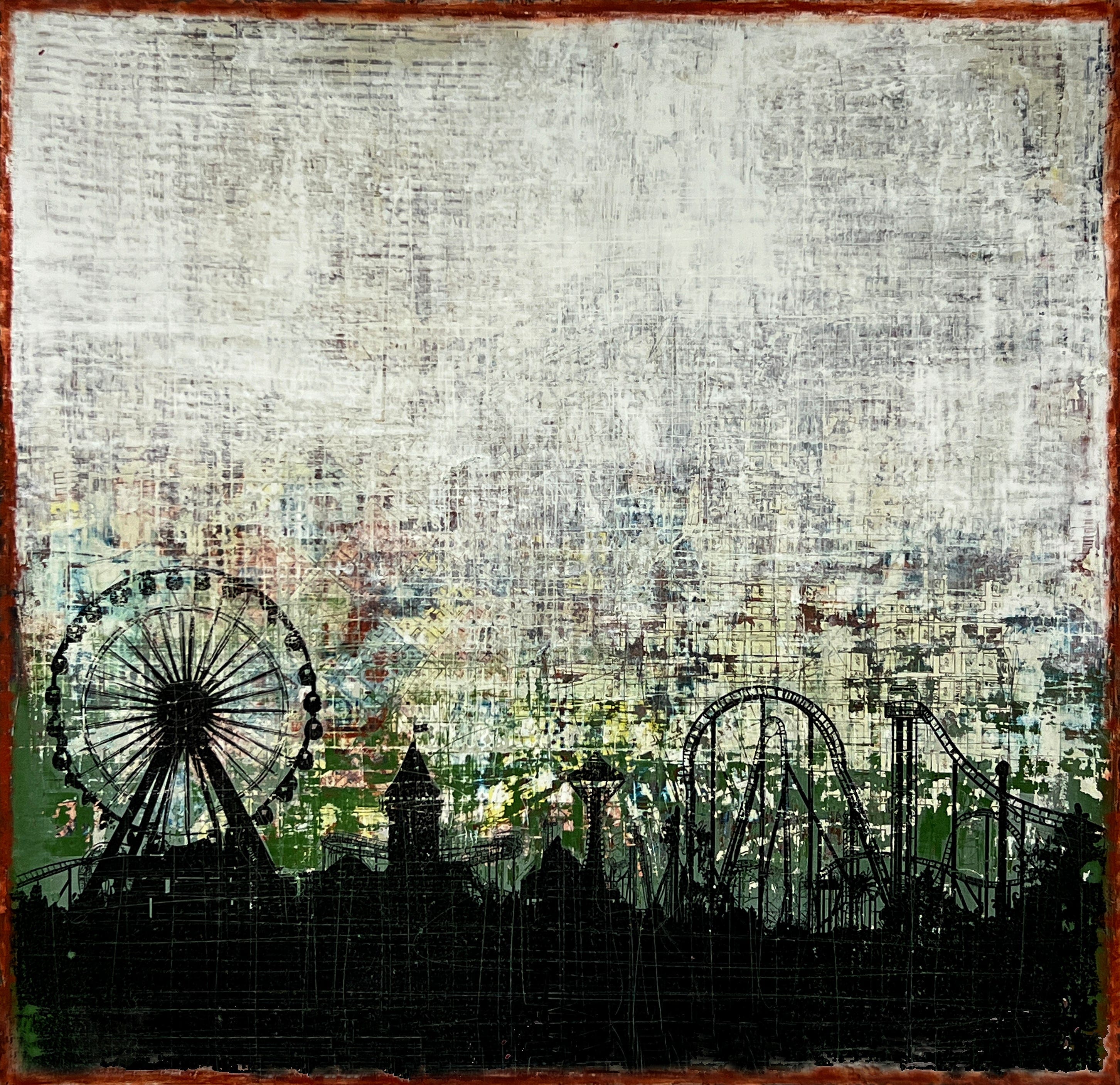 Robert Tillberg Original Art Old Fashion Amusement | 48"x48"