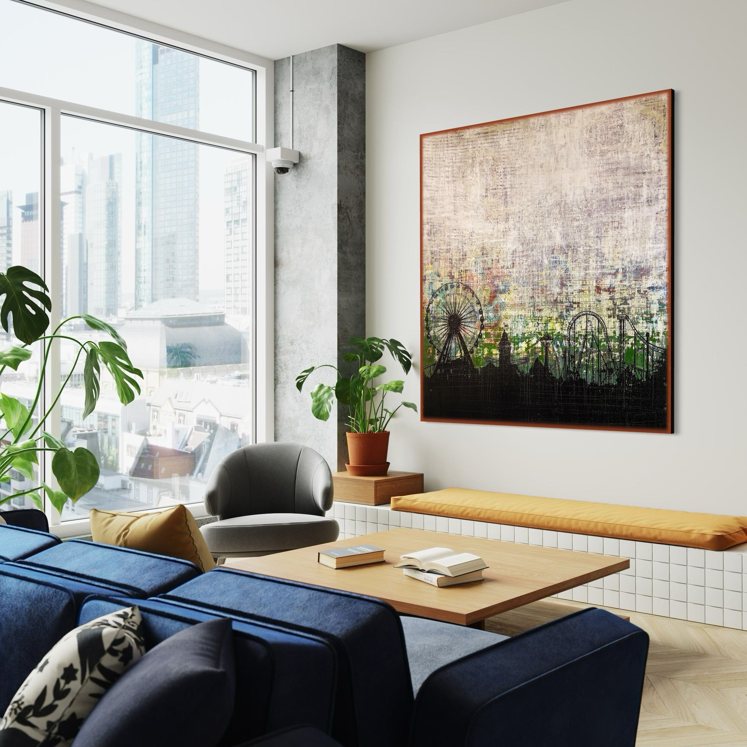 Robert Tillberg Original Art Old Fashion Amusement | 48"x48"