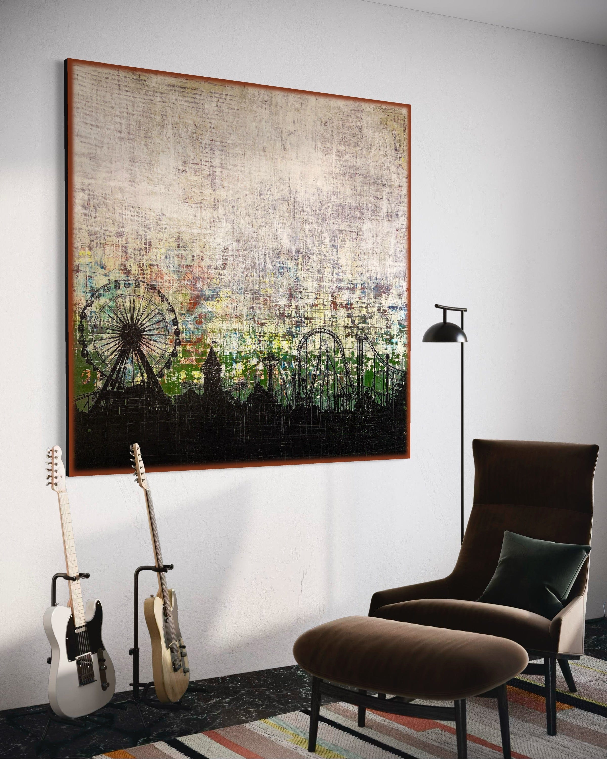 Robert Tillberg Original Art Old Fashion Amusement | 48"x48"