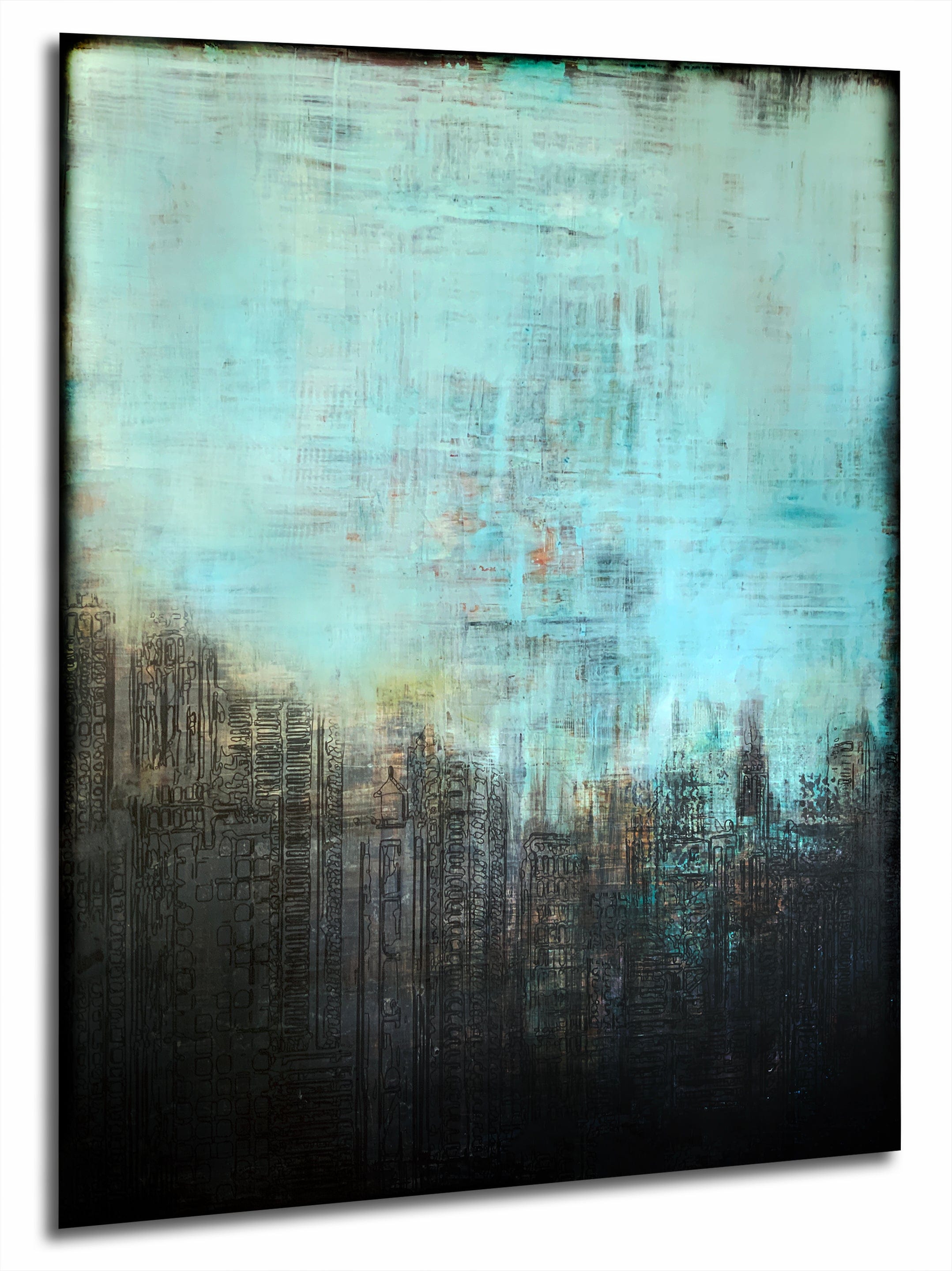 Robert Tillberg Original Art Softly Scraping The Sky | 60"x80"