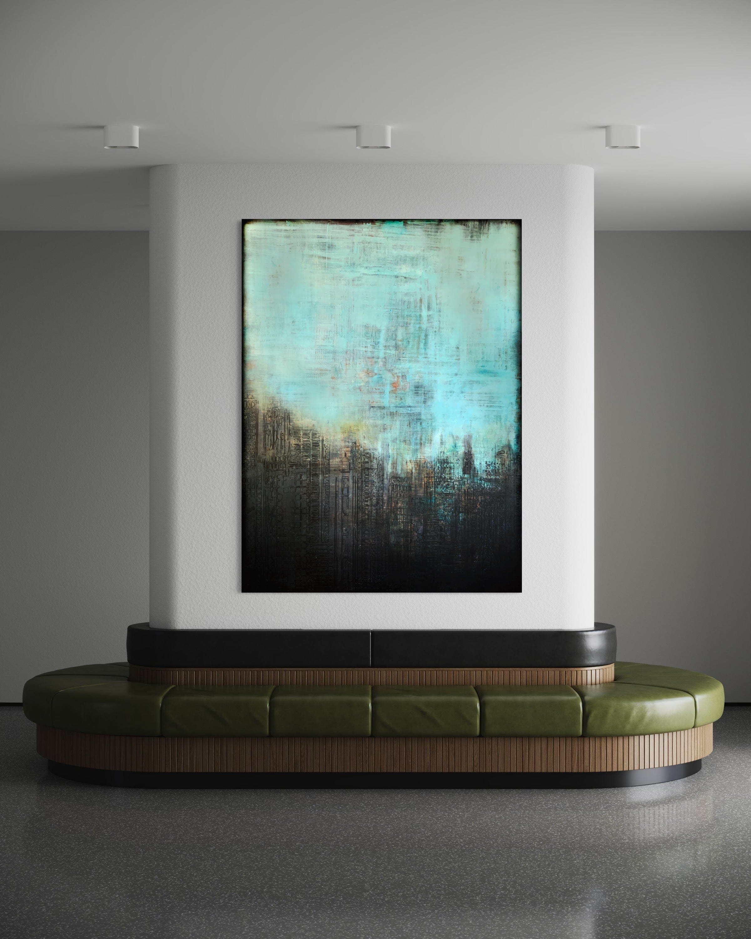 Robert Tillberg Original Art Softly Scraping The Sky | 60"x80"
