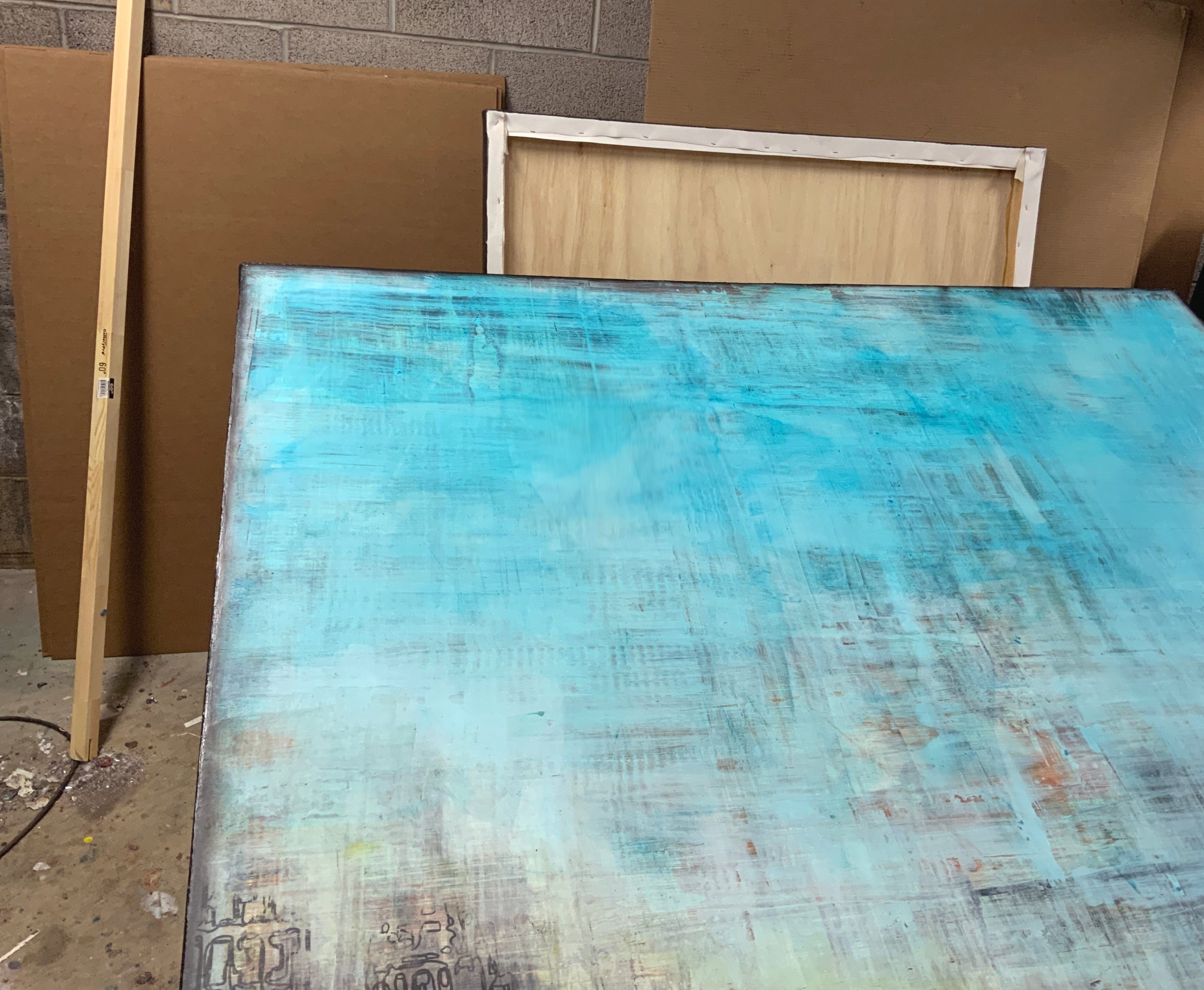 Robert Tillberg Original Art Softly Scraping The Sky | 60"x80"