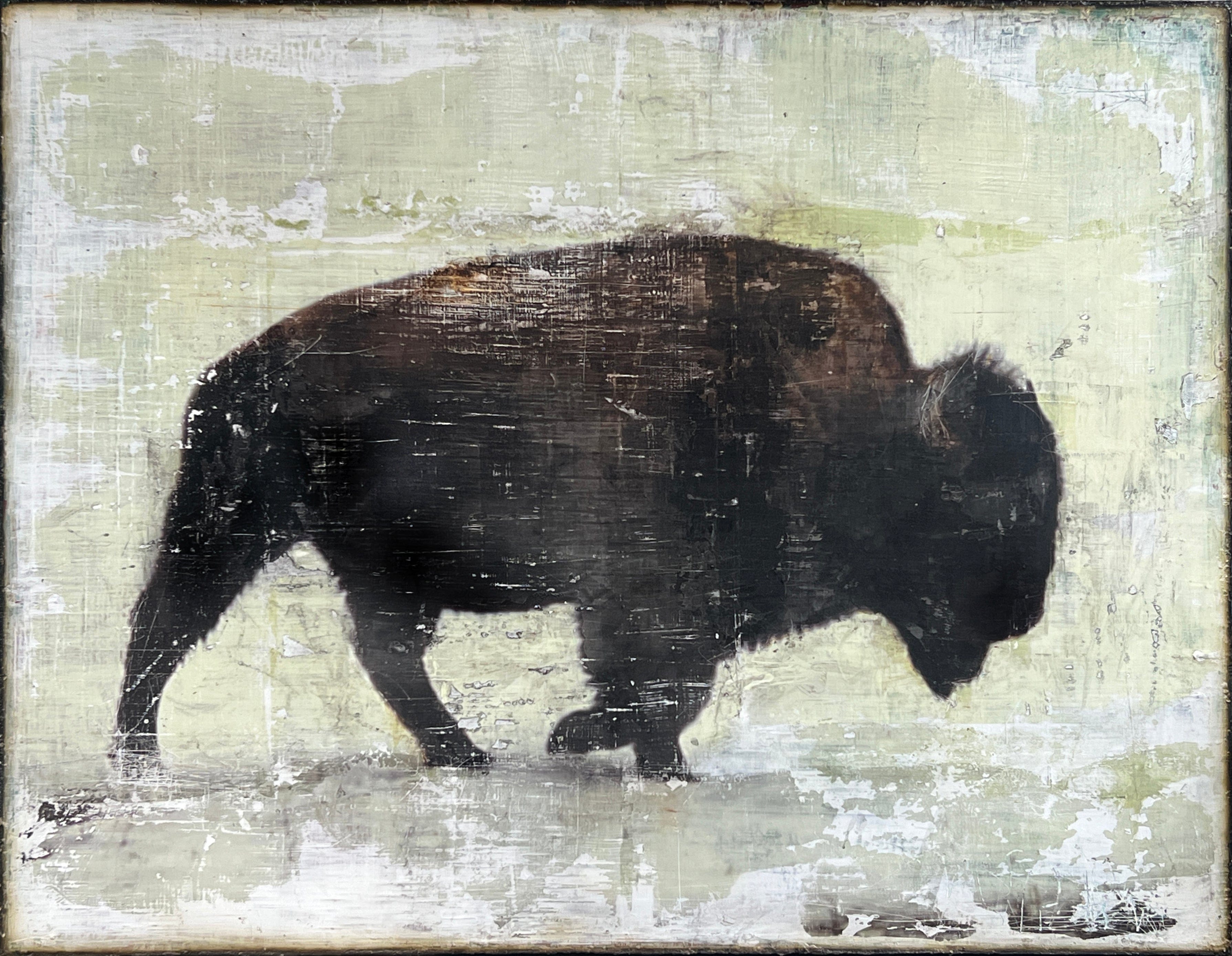 Robert Tillberg Original Art The Old Buffalo | 60"x48"