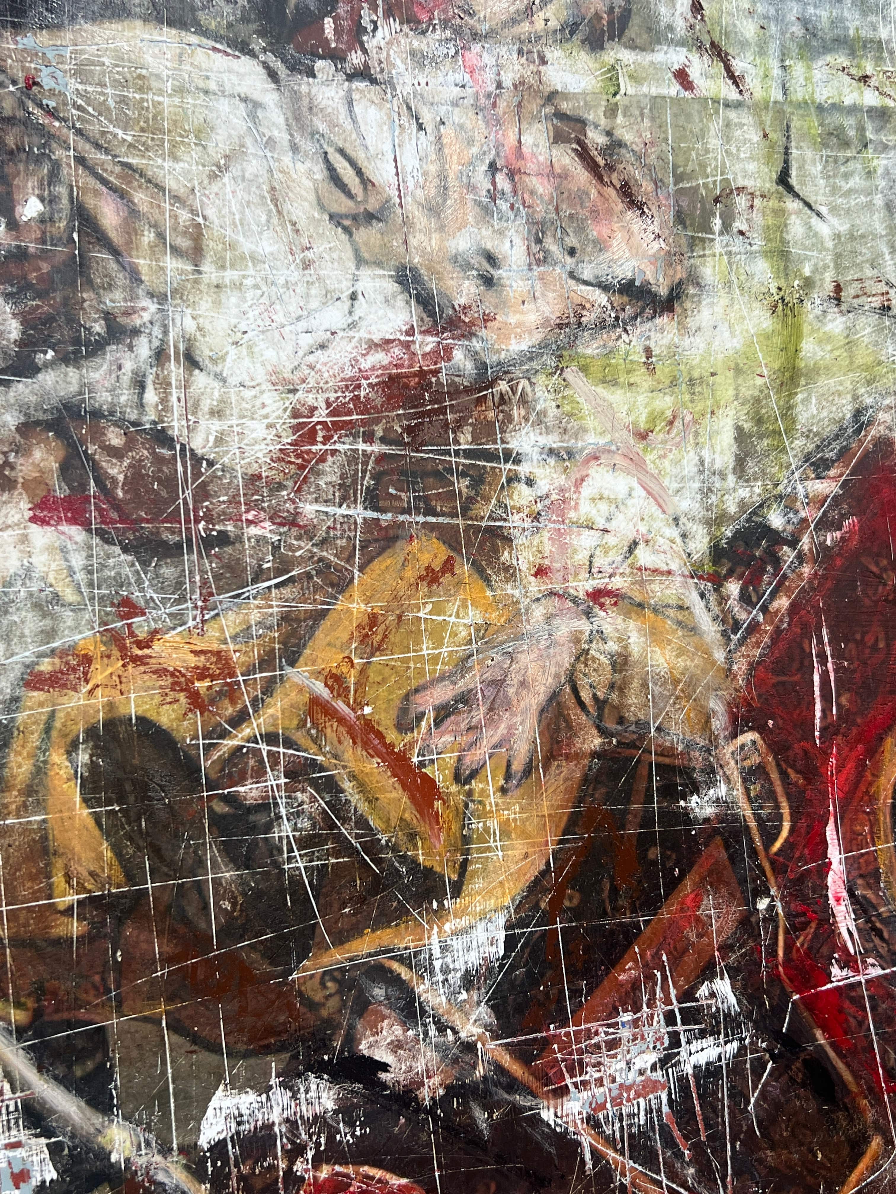 Robert Tillberg Original Art Trouble On The Ranch | 48"x48"