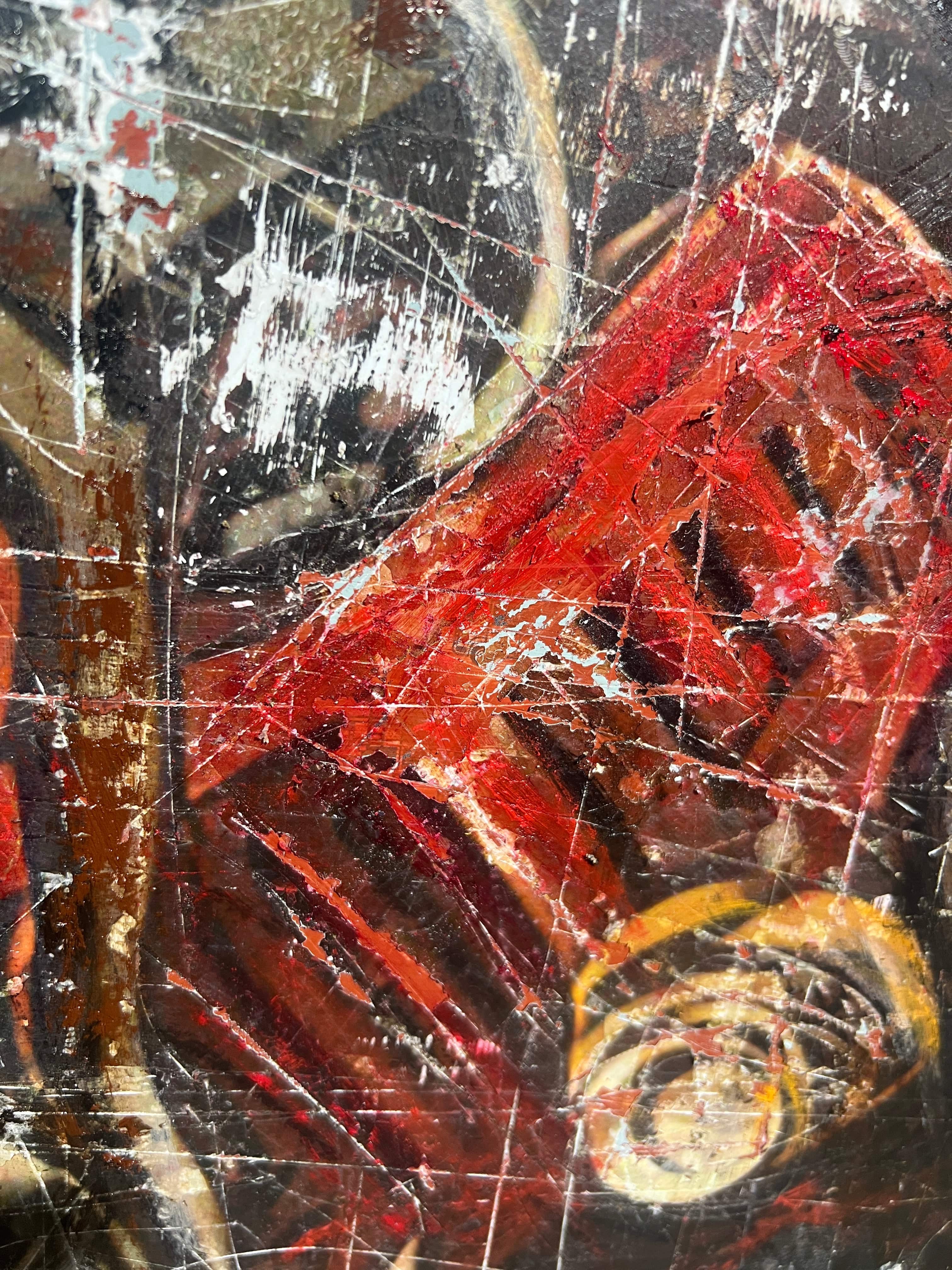 Robert Tillberg Original Art Trouble On The Ranch | 48"x48"