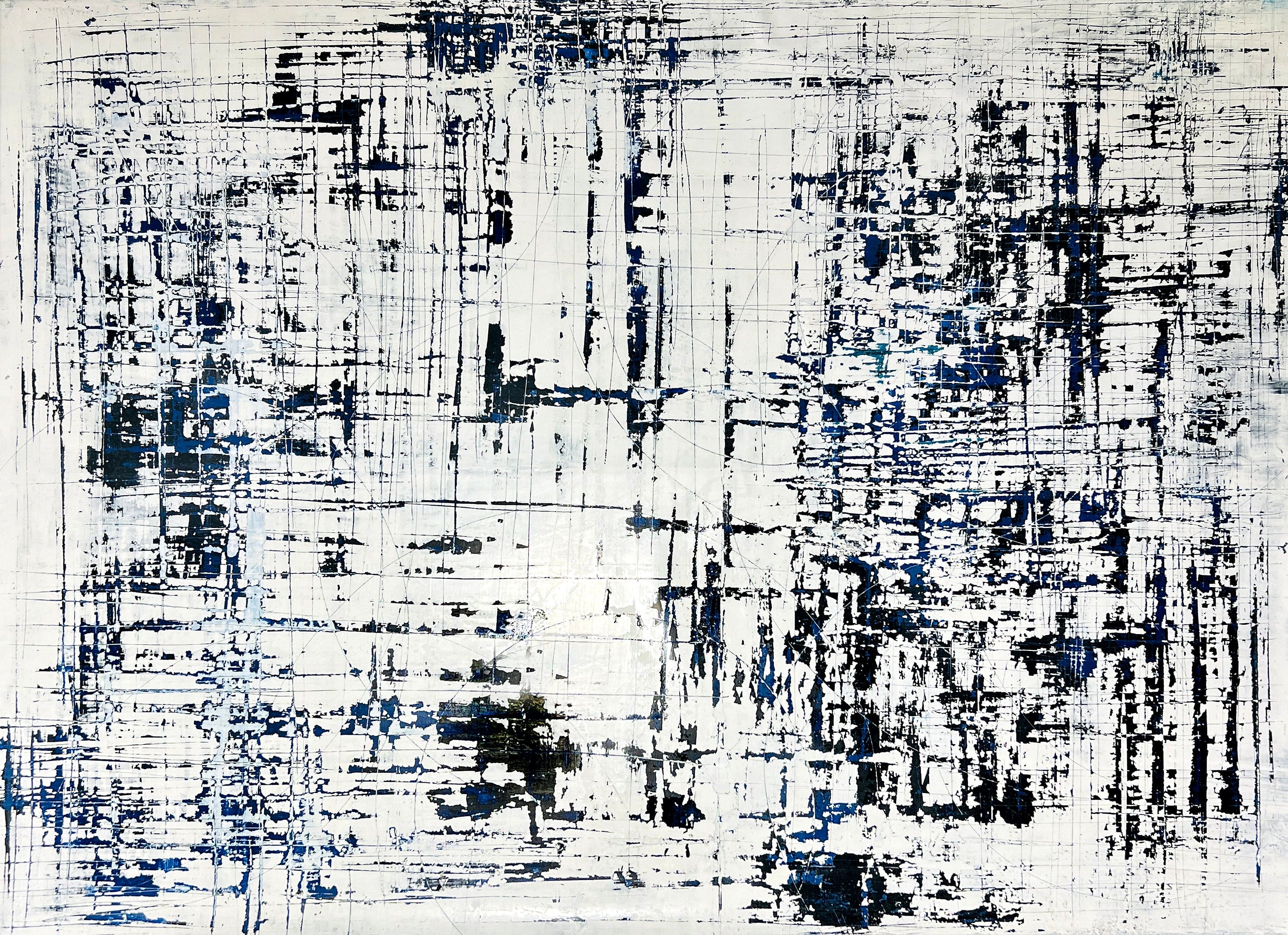 Robert Tillberg Original Art Urban Markings | 60"x84"