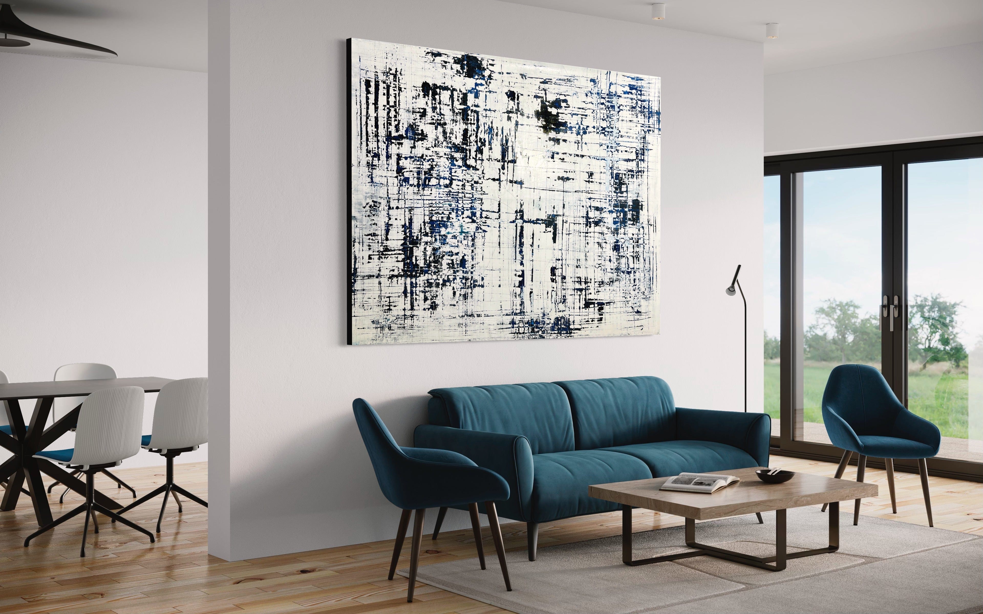 Robert Tillberg Original Art Urban Markings | 60"x84"