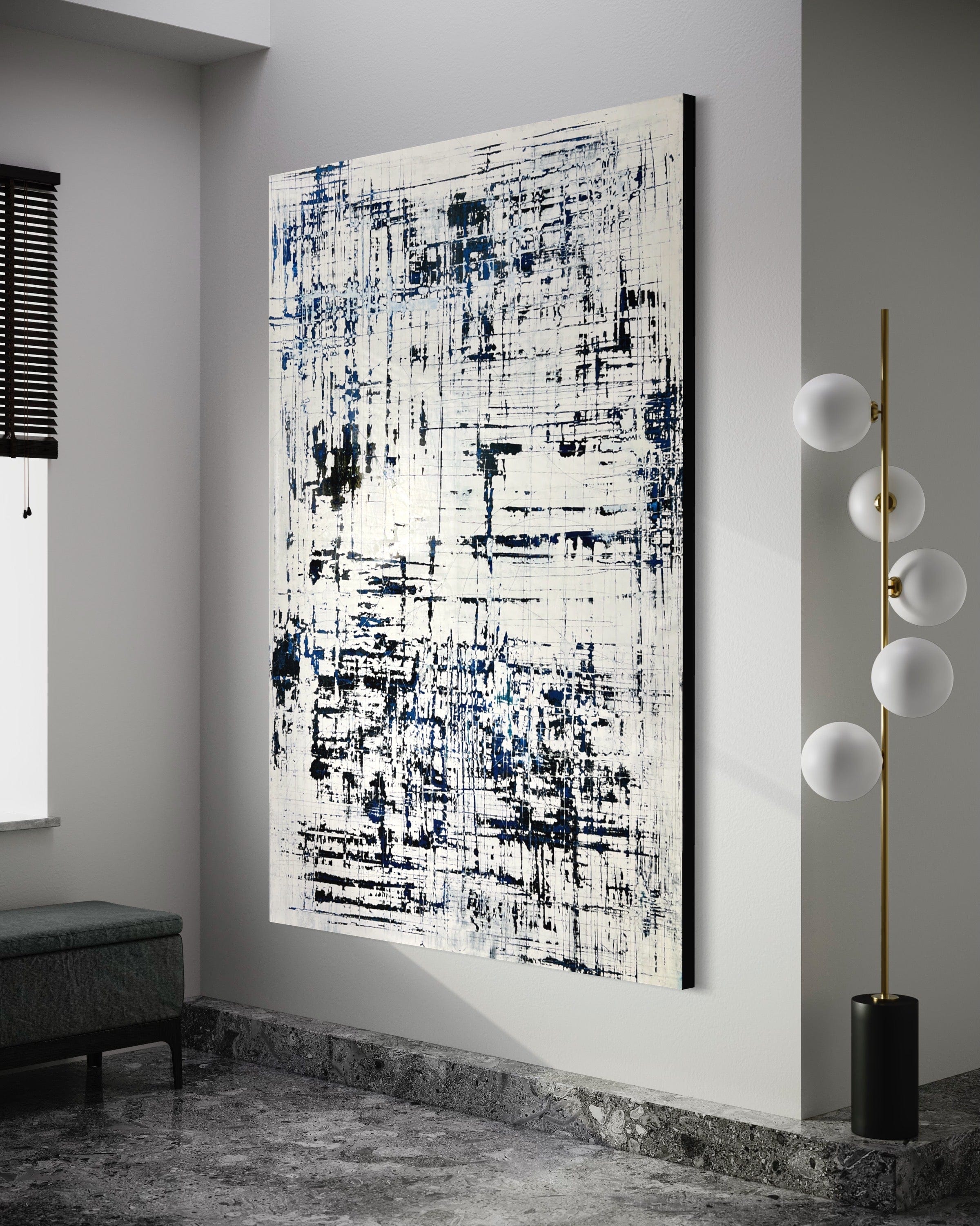 Robert Tillberg Original Art Urban Markings | 60"x84"