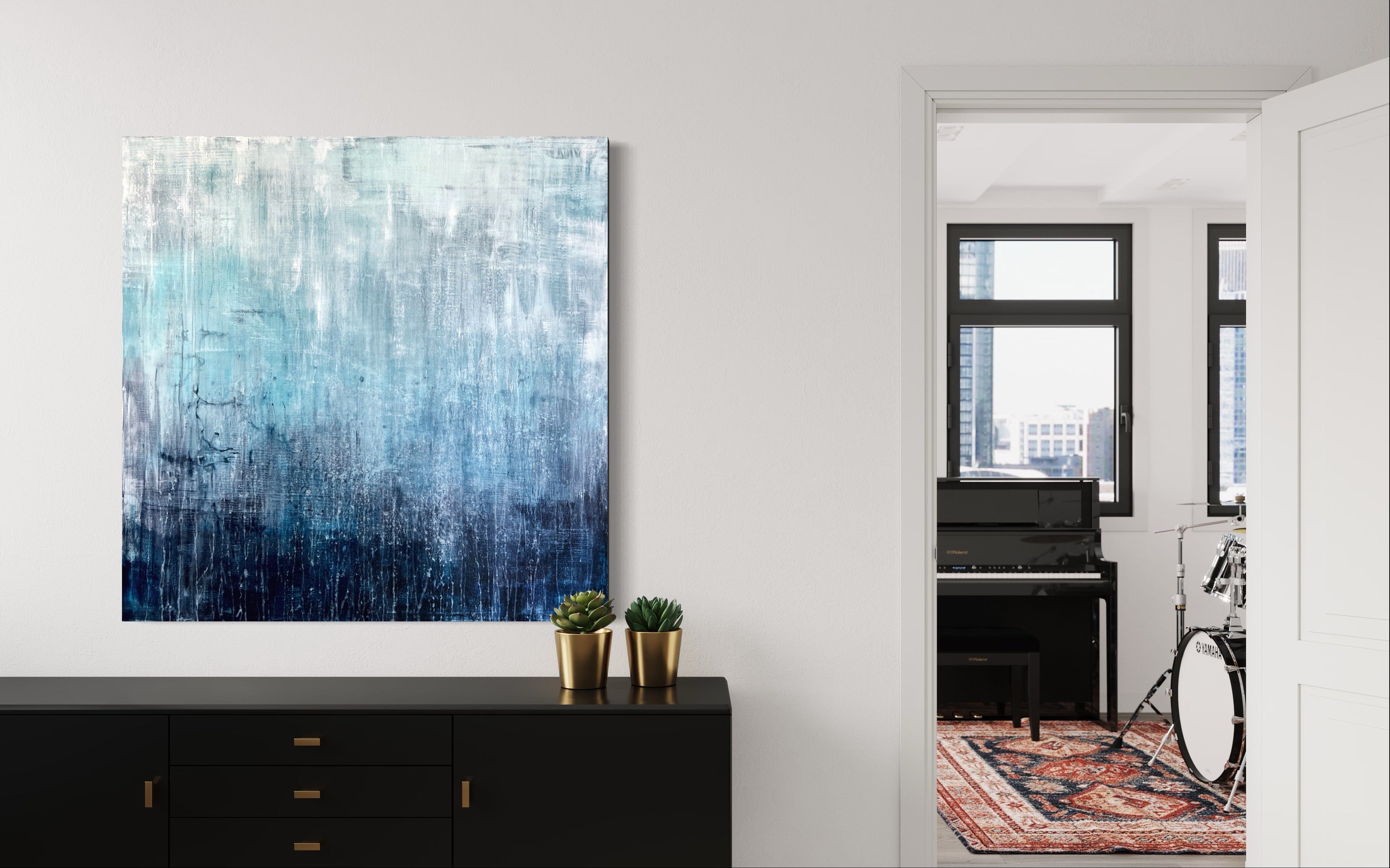 Robert Tillberg Original Art Winter Queen | 48"x48"