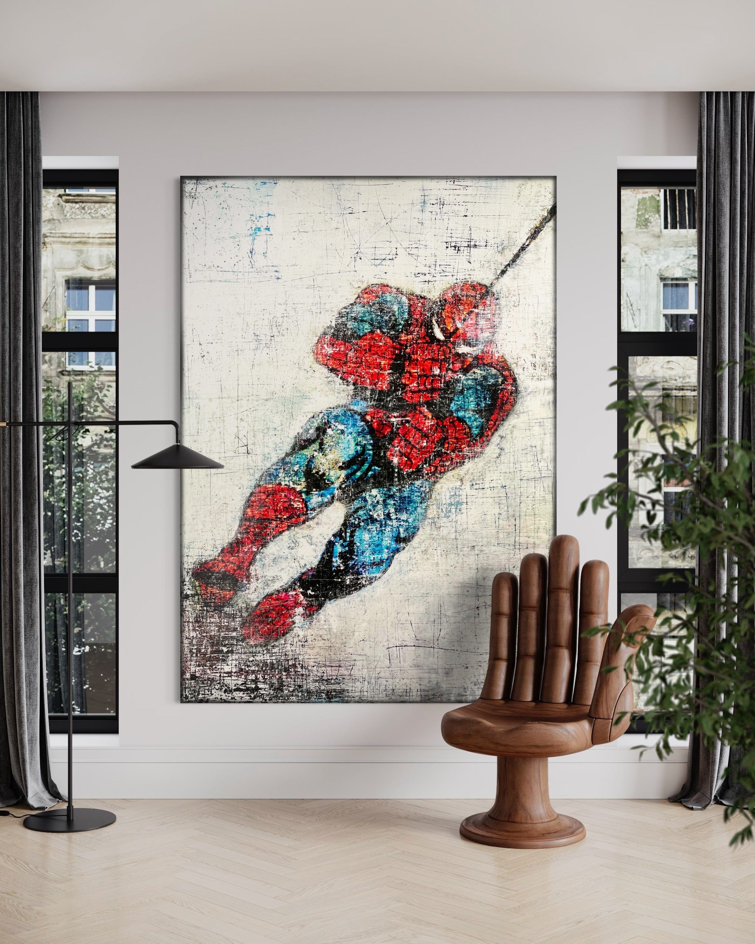 Robert Tillberg Original Art Winter's Brewing | 60"x82"