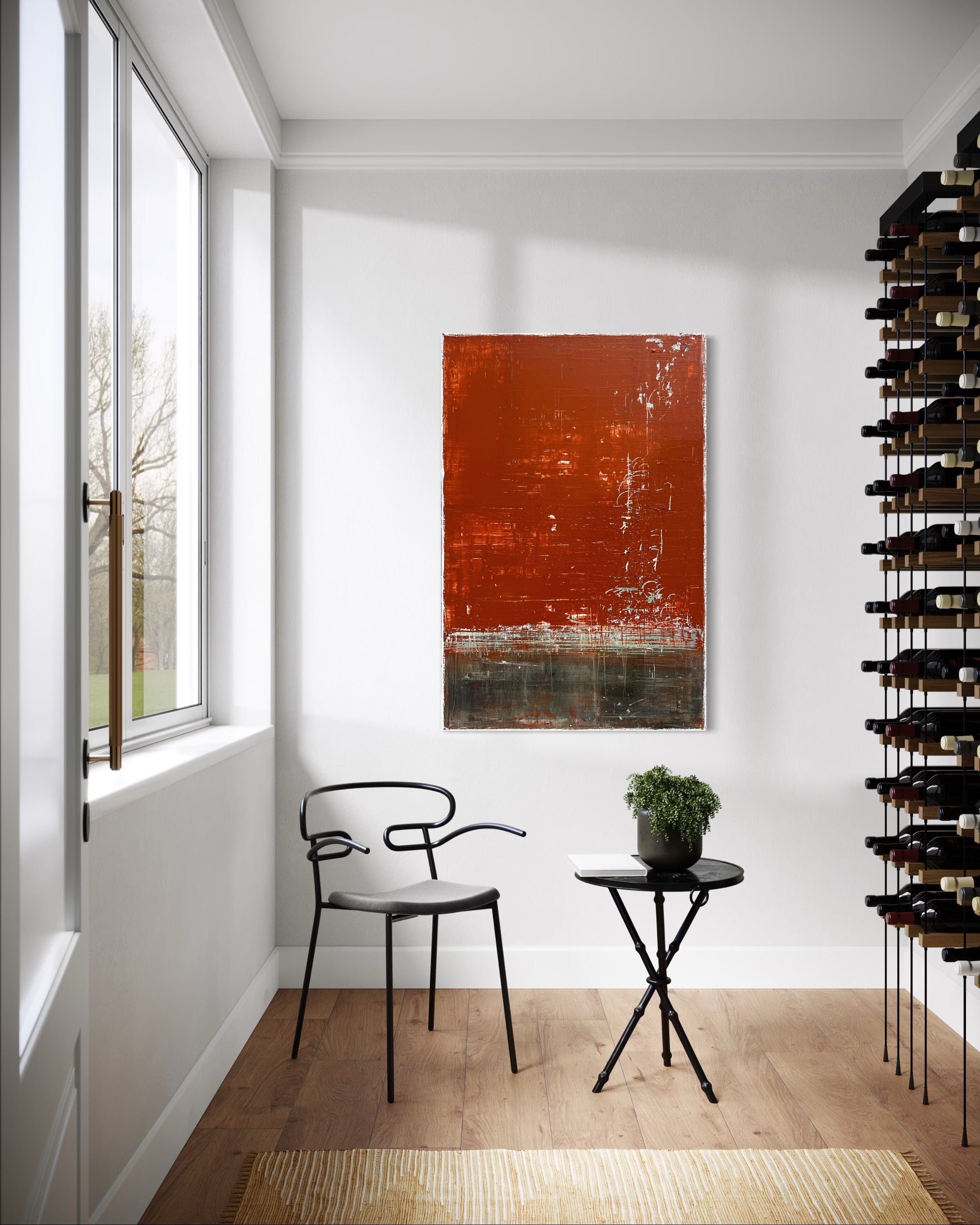 Robert Tillberg Red Facade | 24"x36"