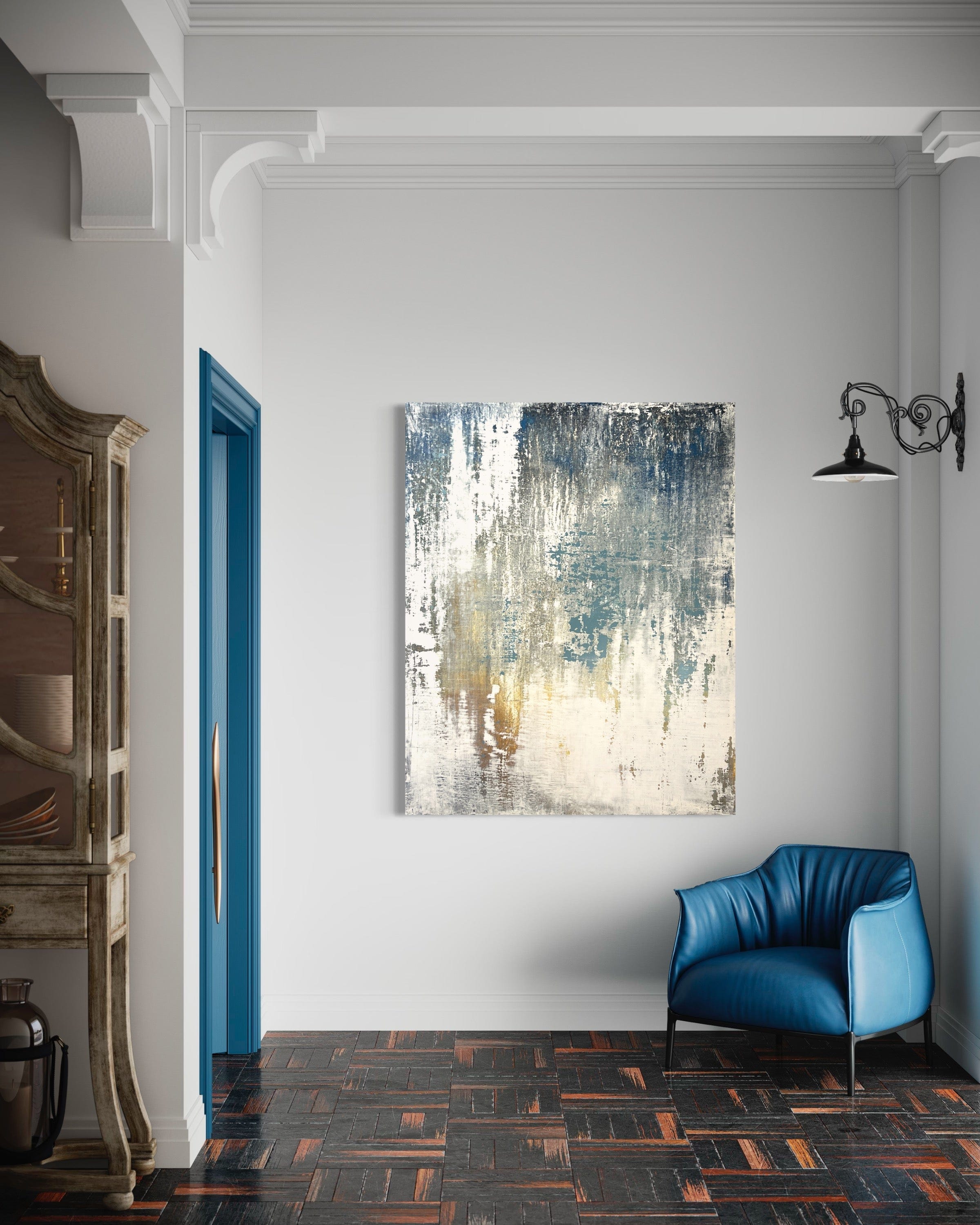 Robert Tillberg Scraping By | 48"x60"