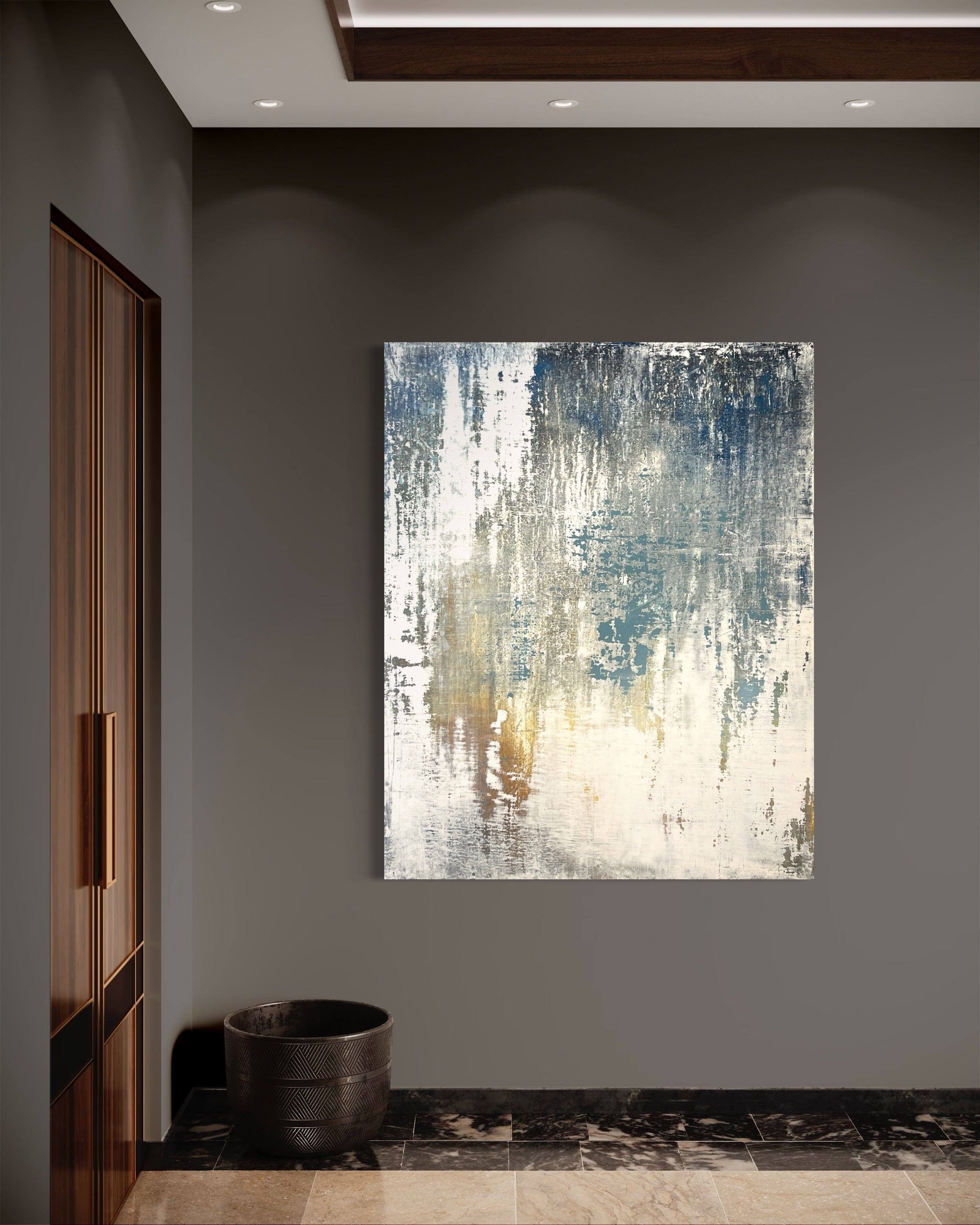 Robert Tillberg Scraping By | 48"x60"