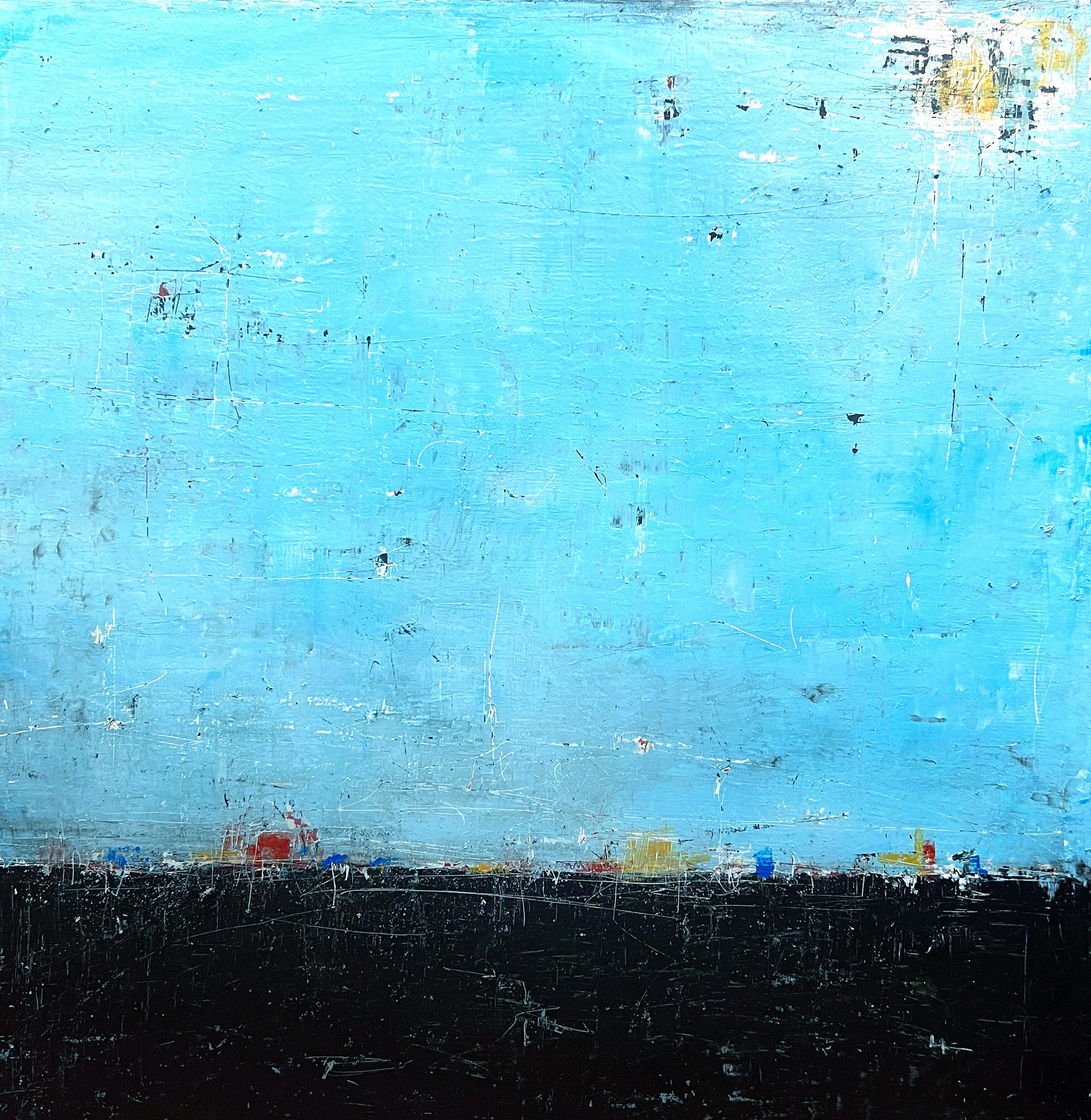 Robert Tillberg Small Town | 48"x48"
