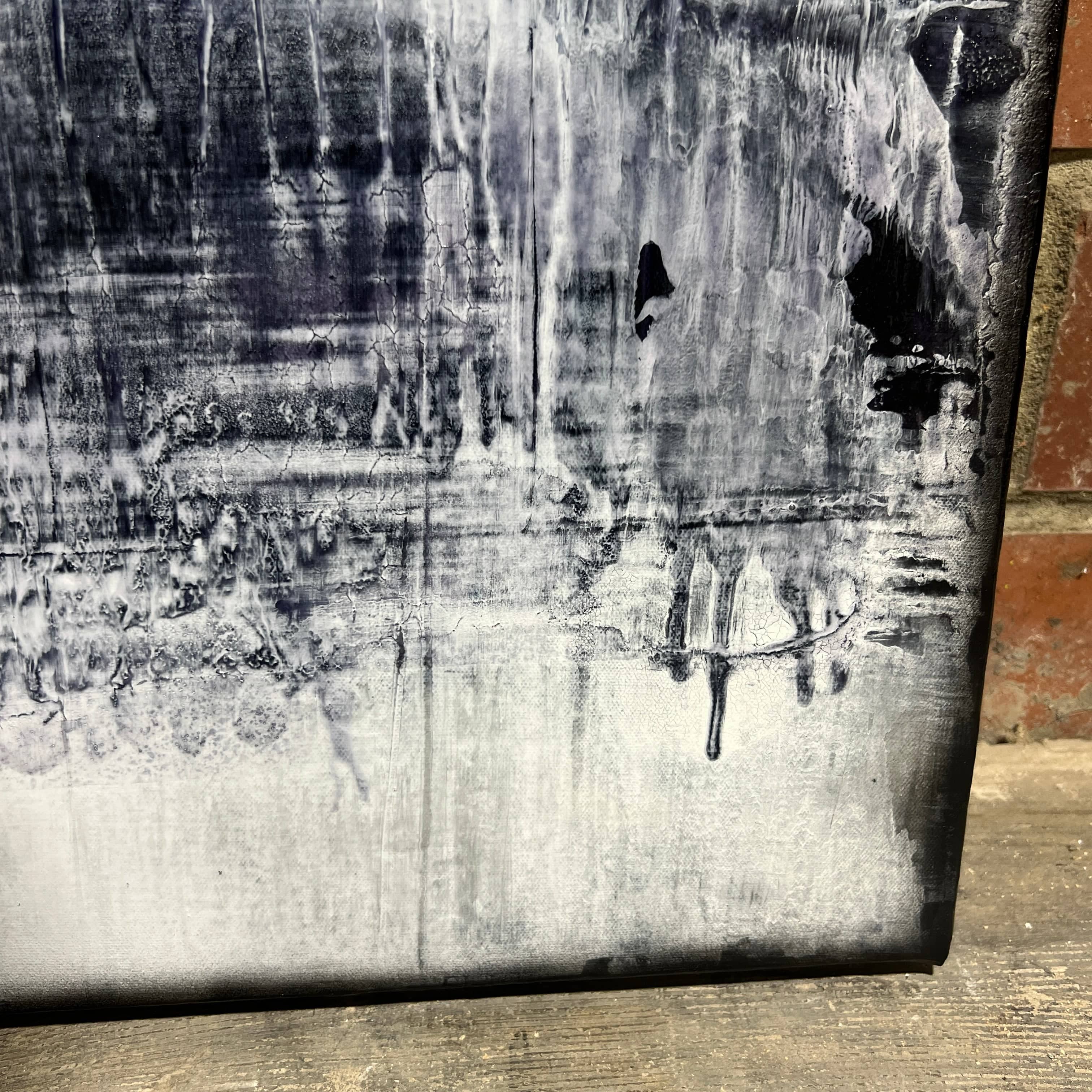 Robert Tillberg White Noise Field | 36"x48"