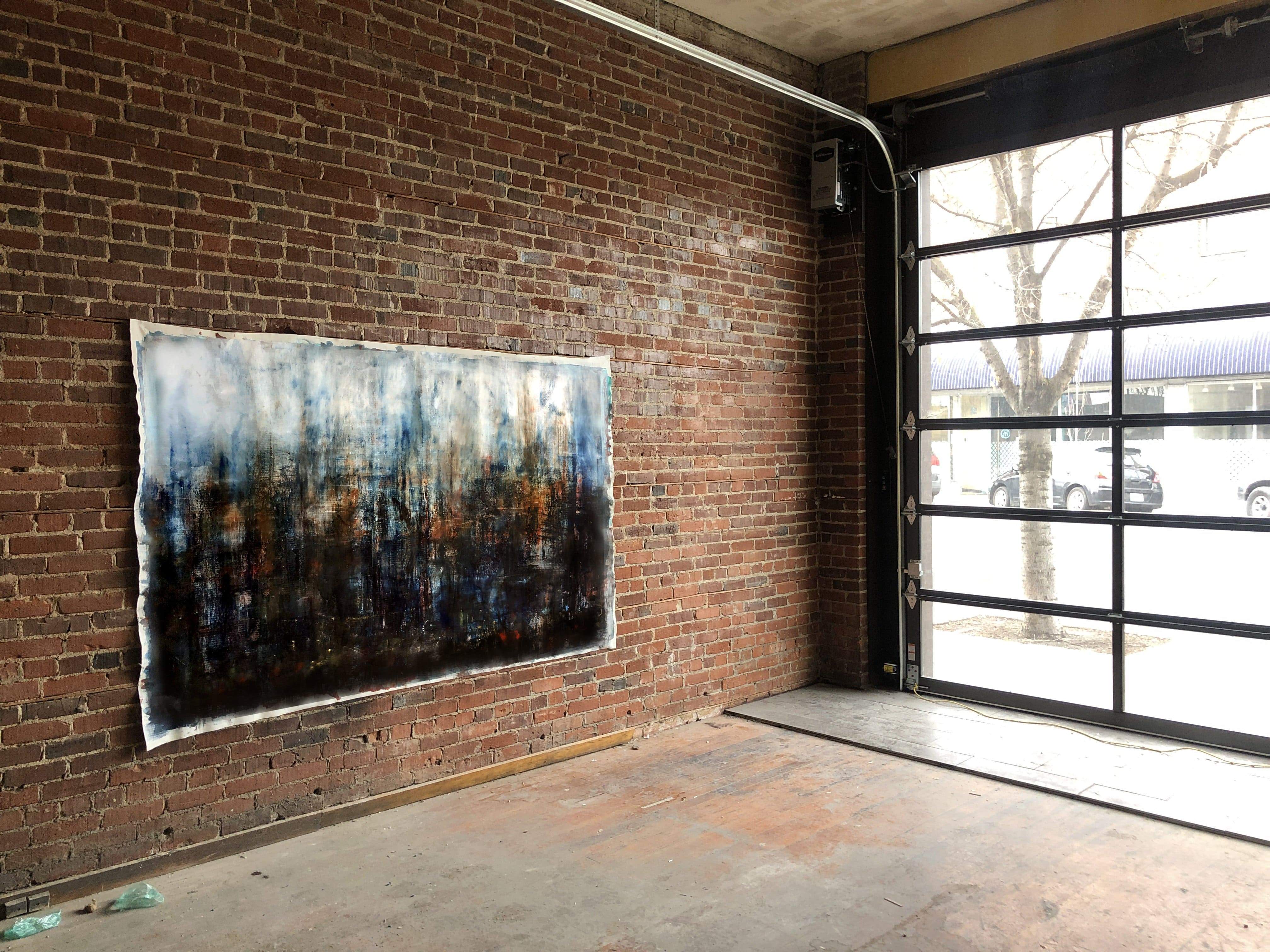 Robert Tillberg As Dawn Rises On The City | 92"x58"