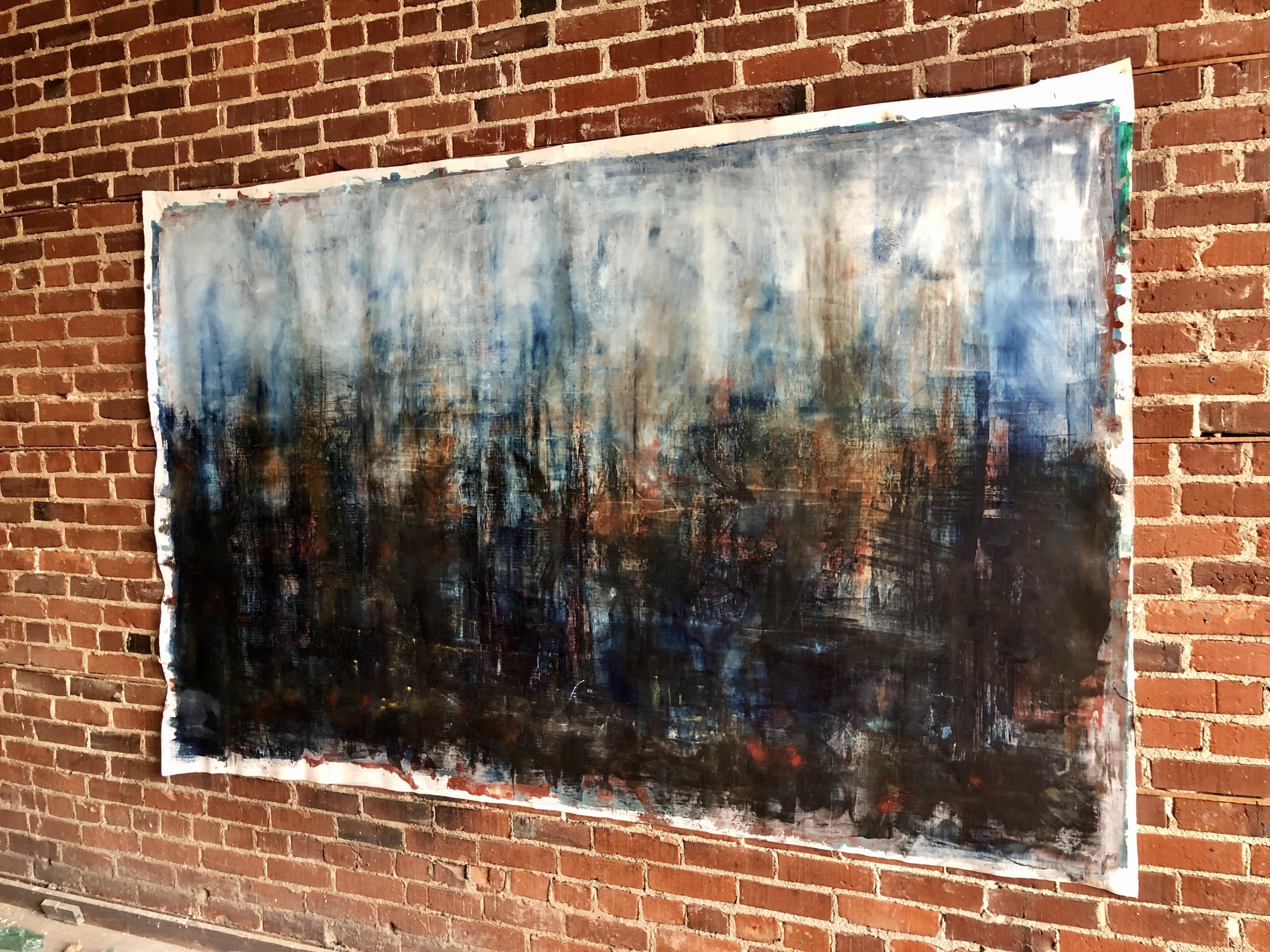 Robert Tillberg As Dawn Rises On The City | 92"x58"