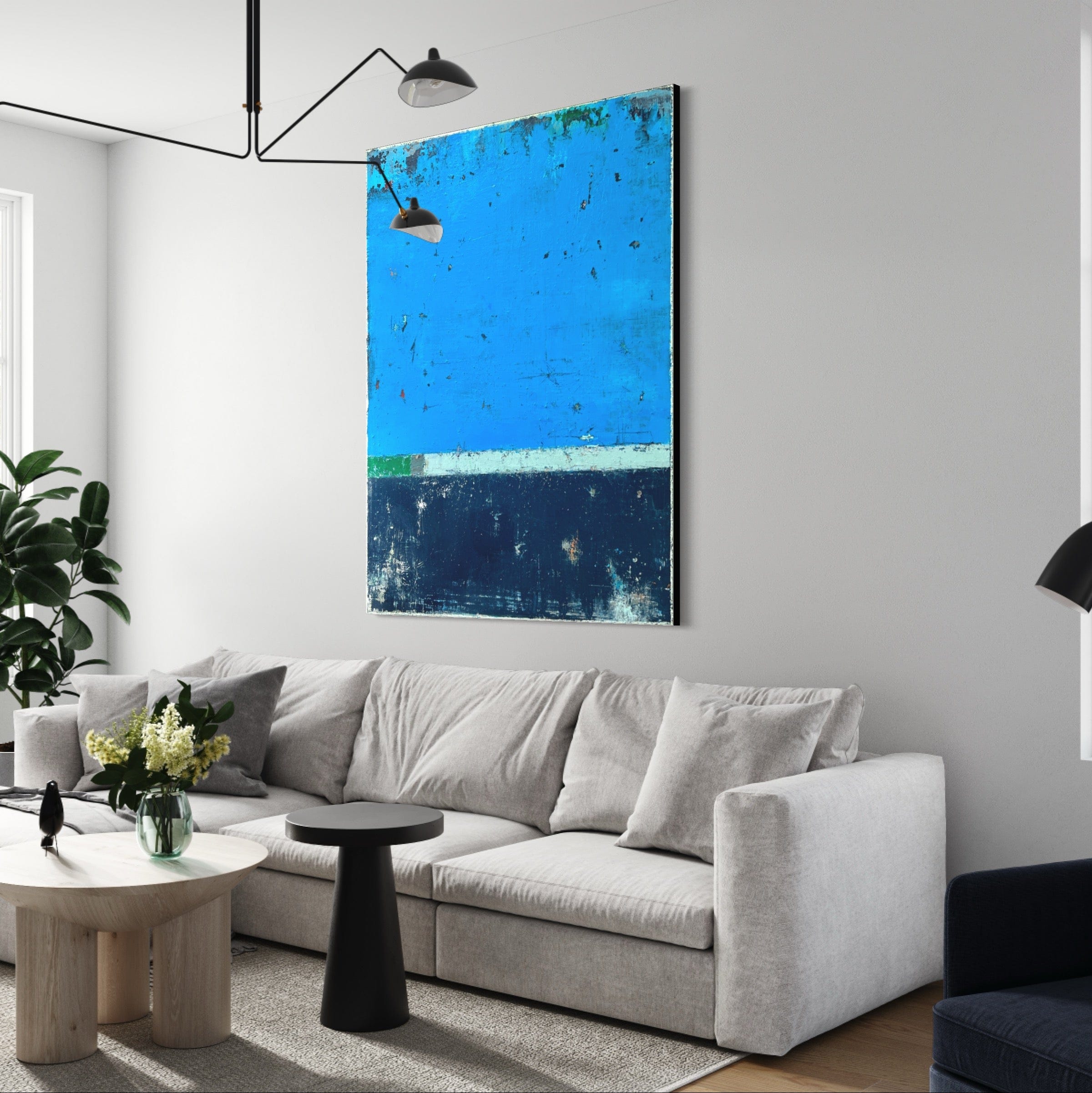 Robert Tillberg Battling The Blues | 60"x48"