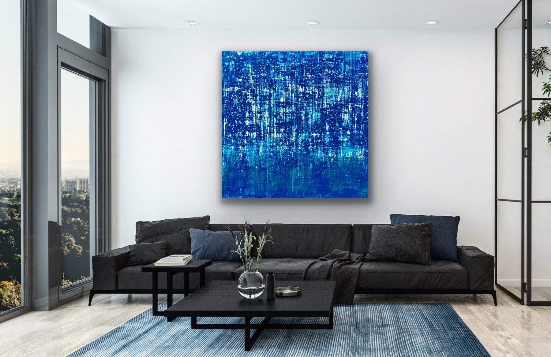 Robert Tillberg Bringing Down The Blues | 48"x48"