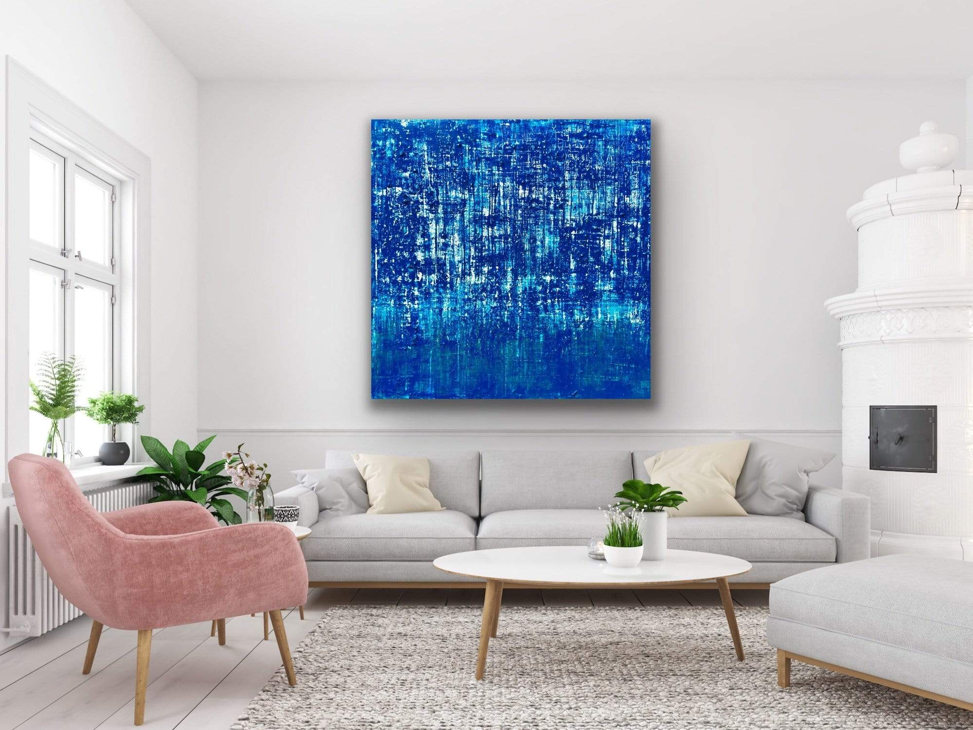 Robert Tillberg Bringing Down The Blues | 48"x48"