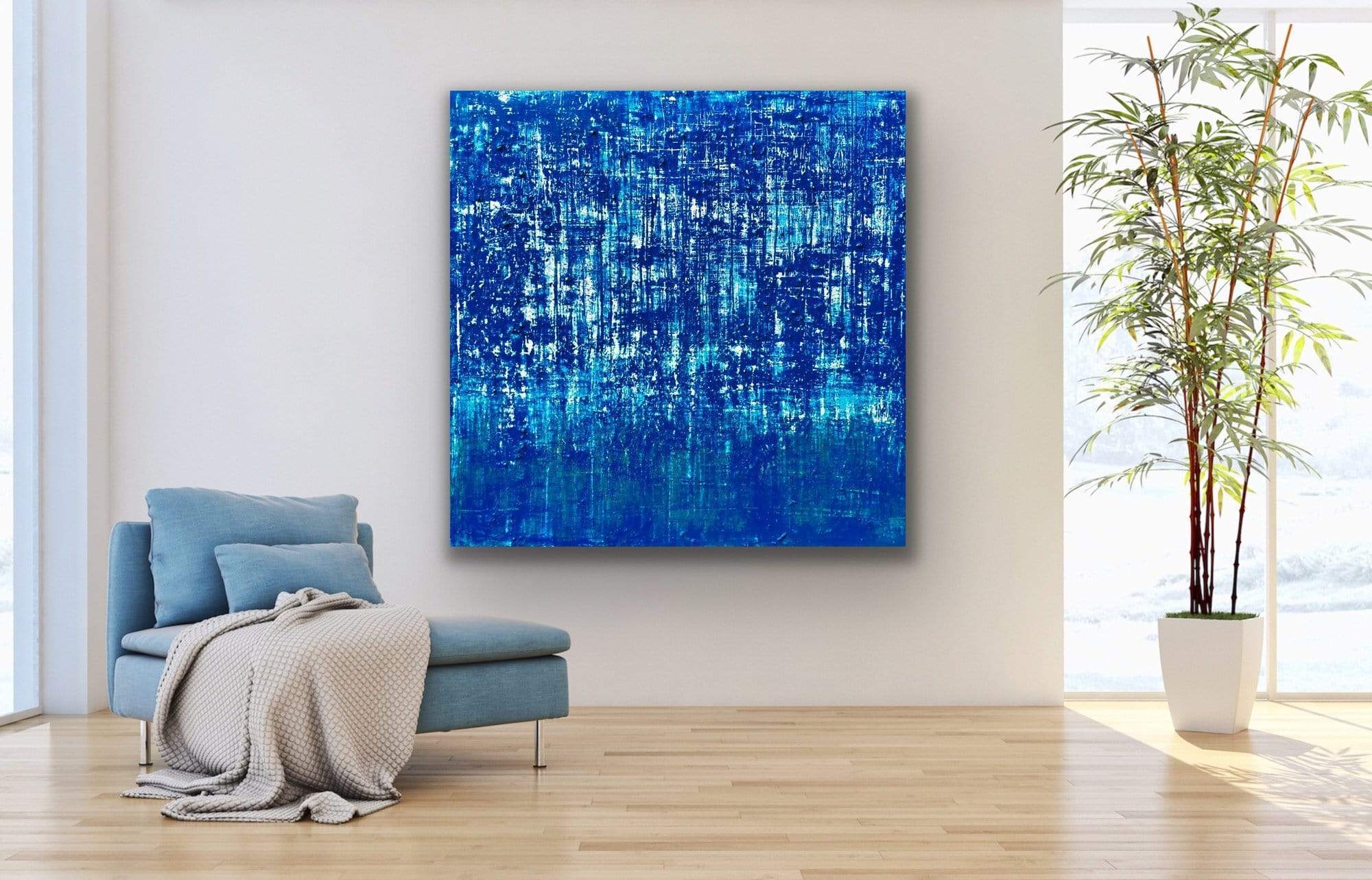 Robert Tillberg Bringing Down The Blues | 48"x48"
