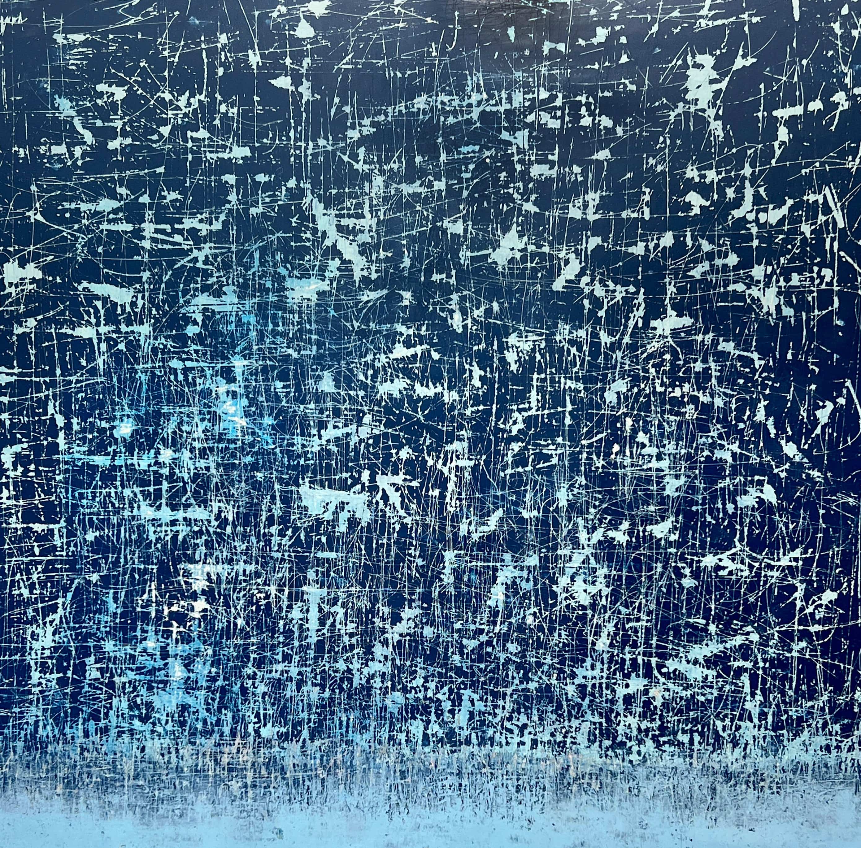Robert Tillberg Dancing Blues | 88"X68"