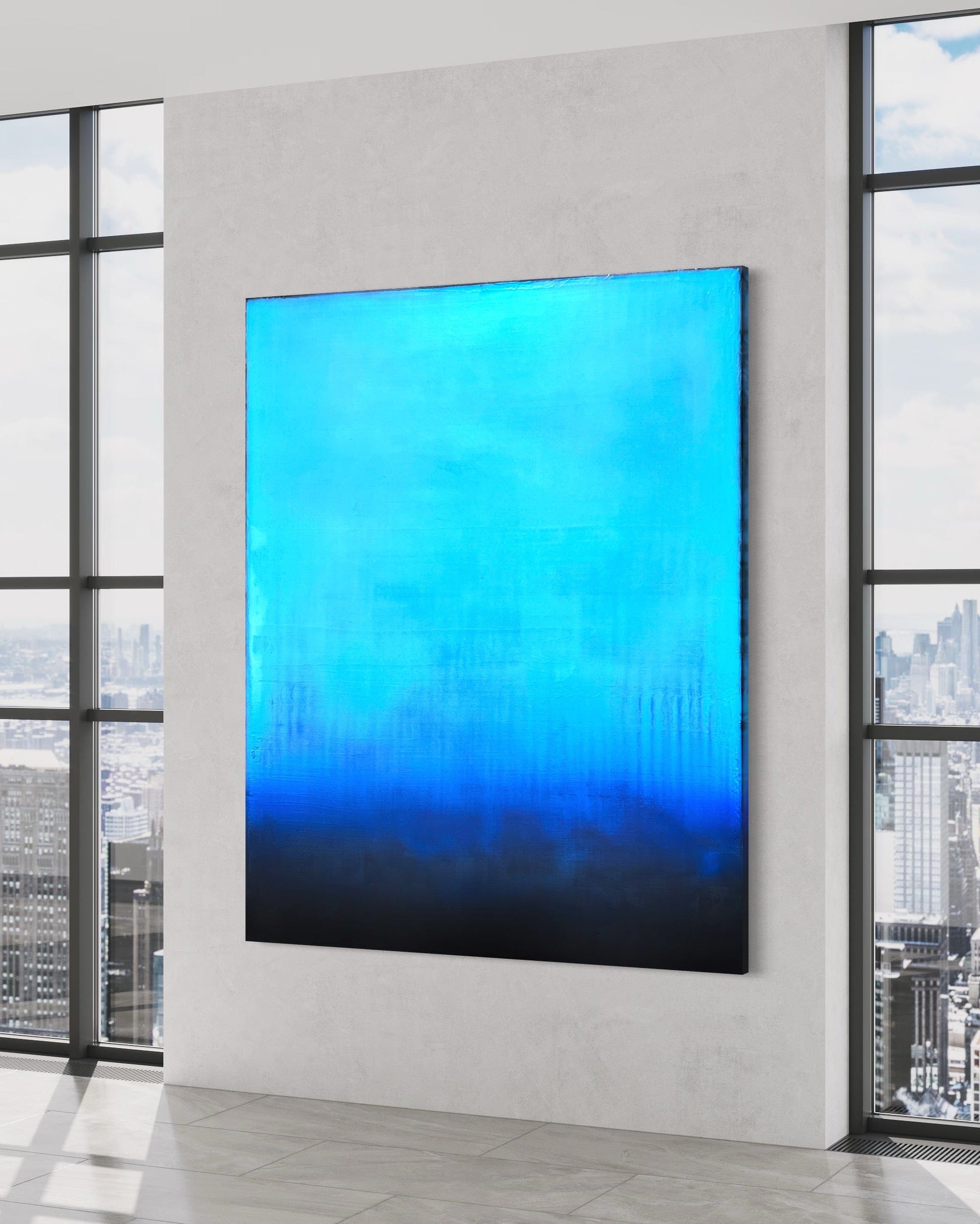 Robert Tillberg Illusions Of Blue | 48"x60"